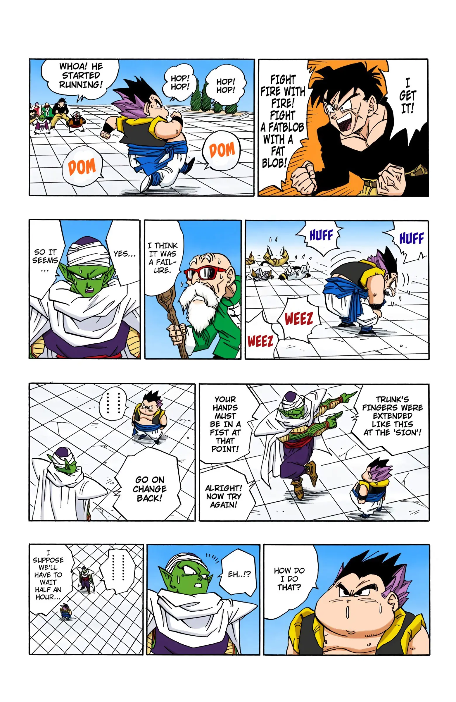 DBZ Majin Buu Saga Colored Manga, chapter 480, page 6