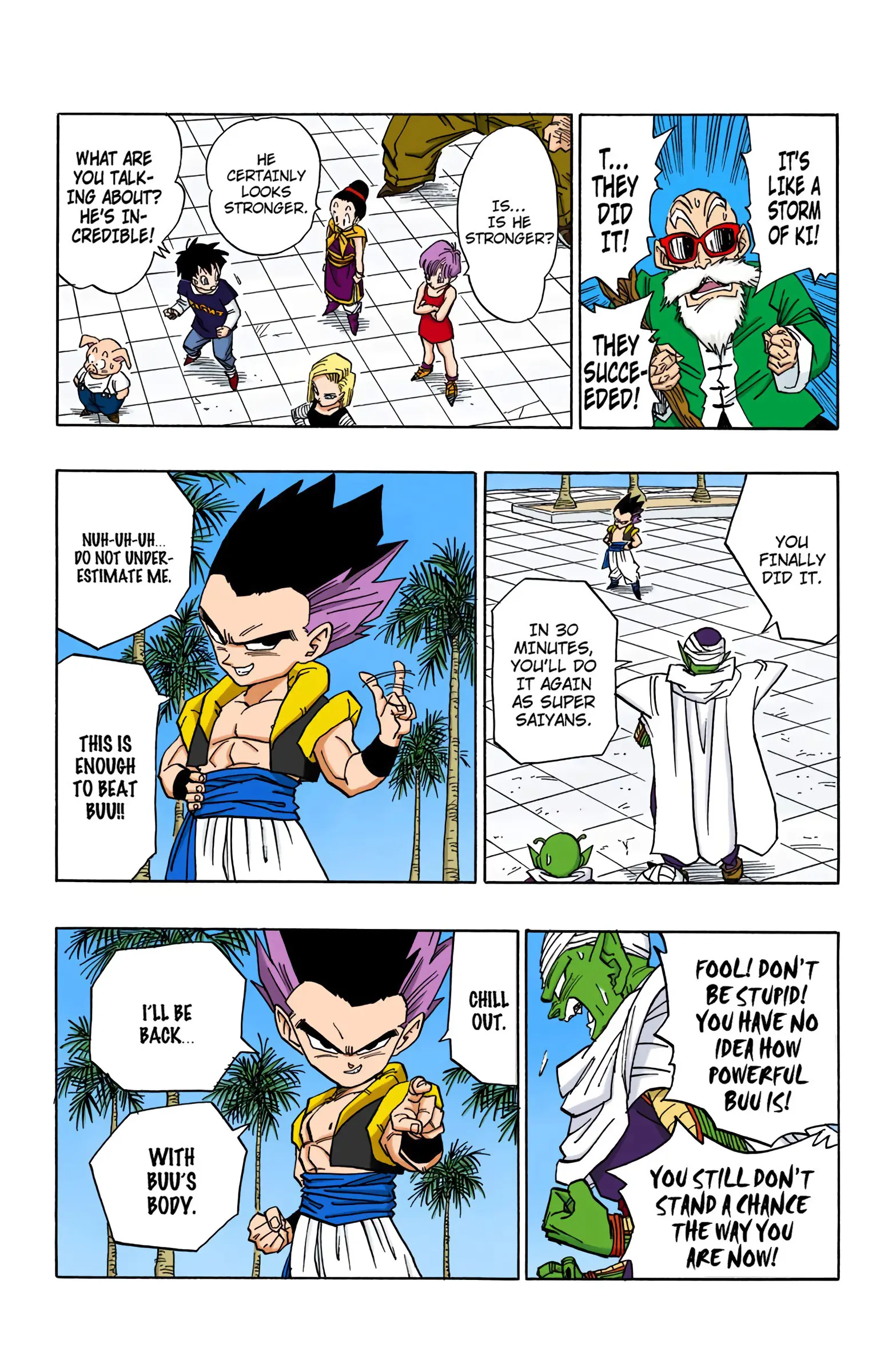 DBZ Majin Buu Saga Colored Manga, chapter 480, page 11