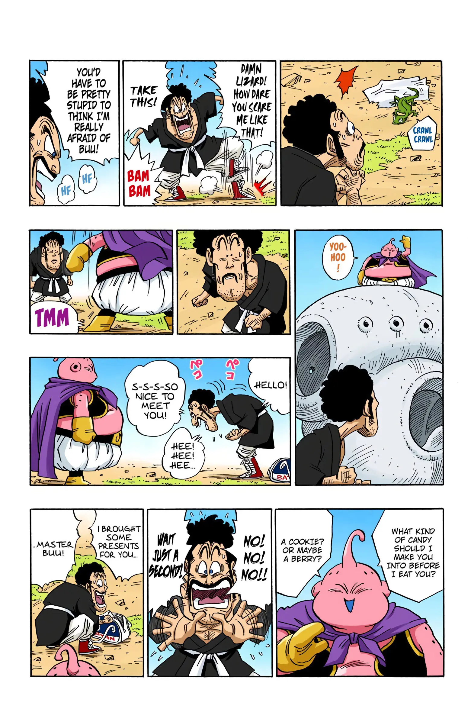 DBZ Majin Buu Saga Colored Manga, chapter 481, page 8