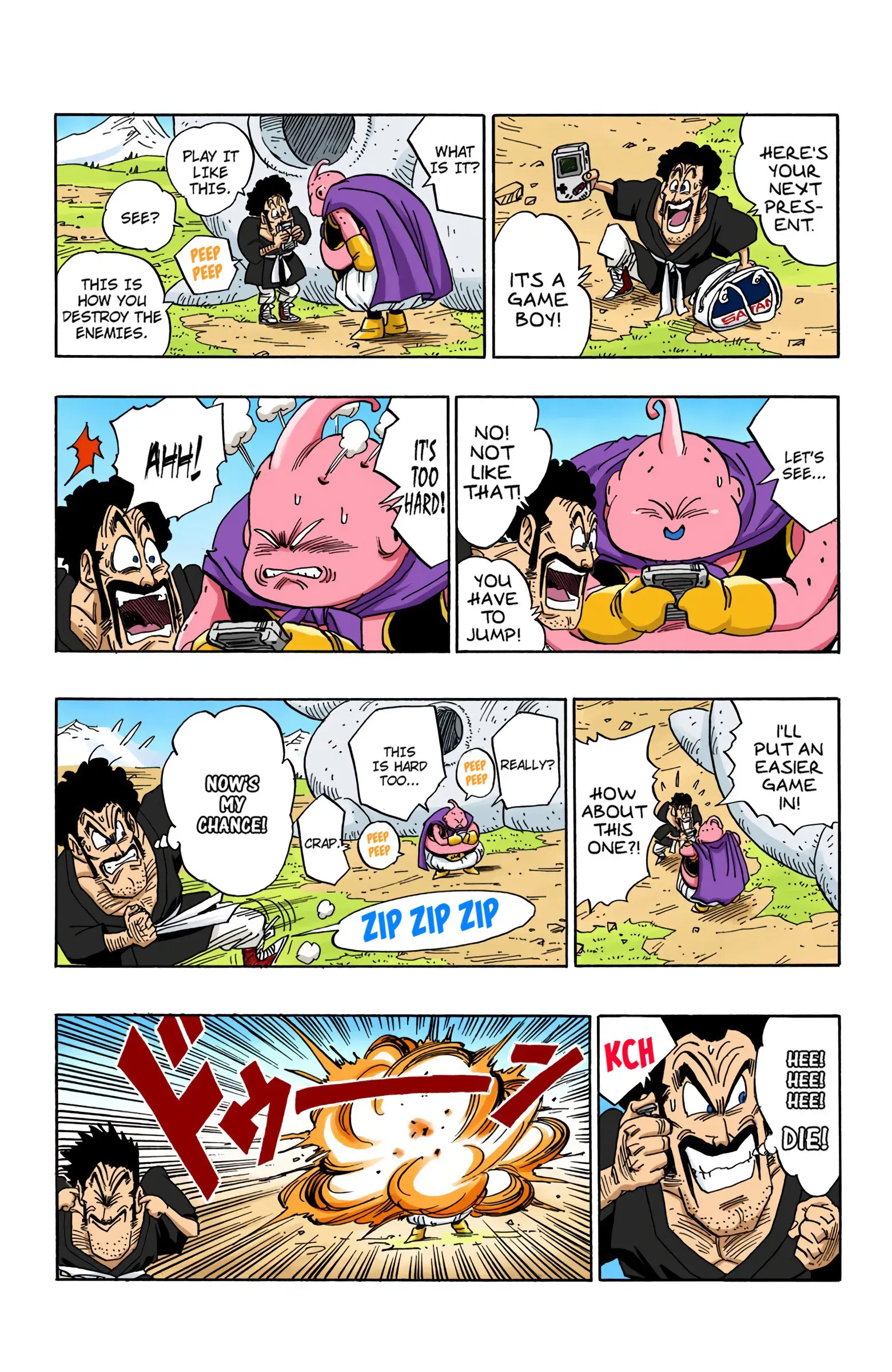 DBZ Majin Buu Saga Colored Manga, chapter 481, page 10