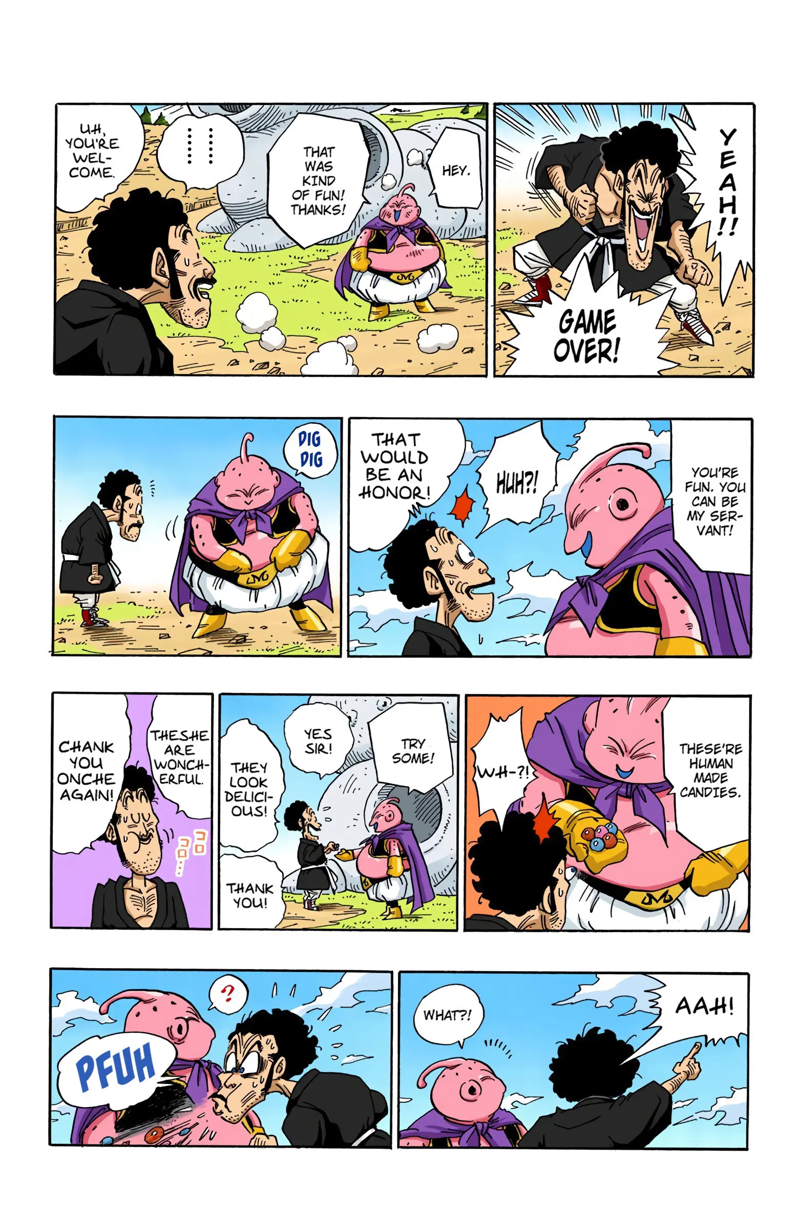 DBZ Majin Buu Saga Colored Manga, chapter 481, page 11