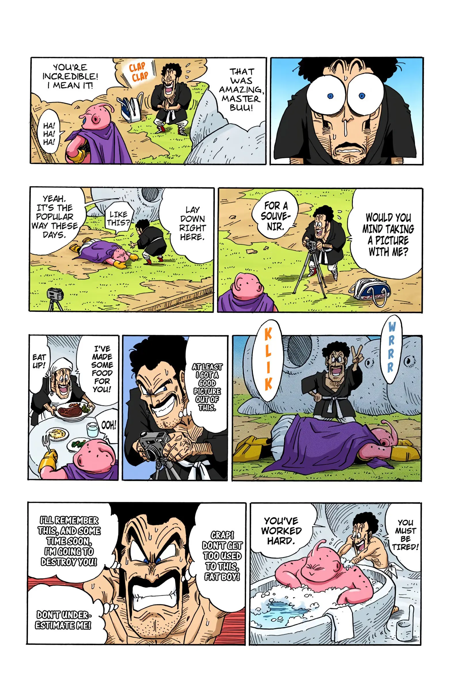 DBZ Majin Buu Saga Colored Manga, chapter 481, page 13