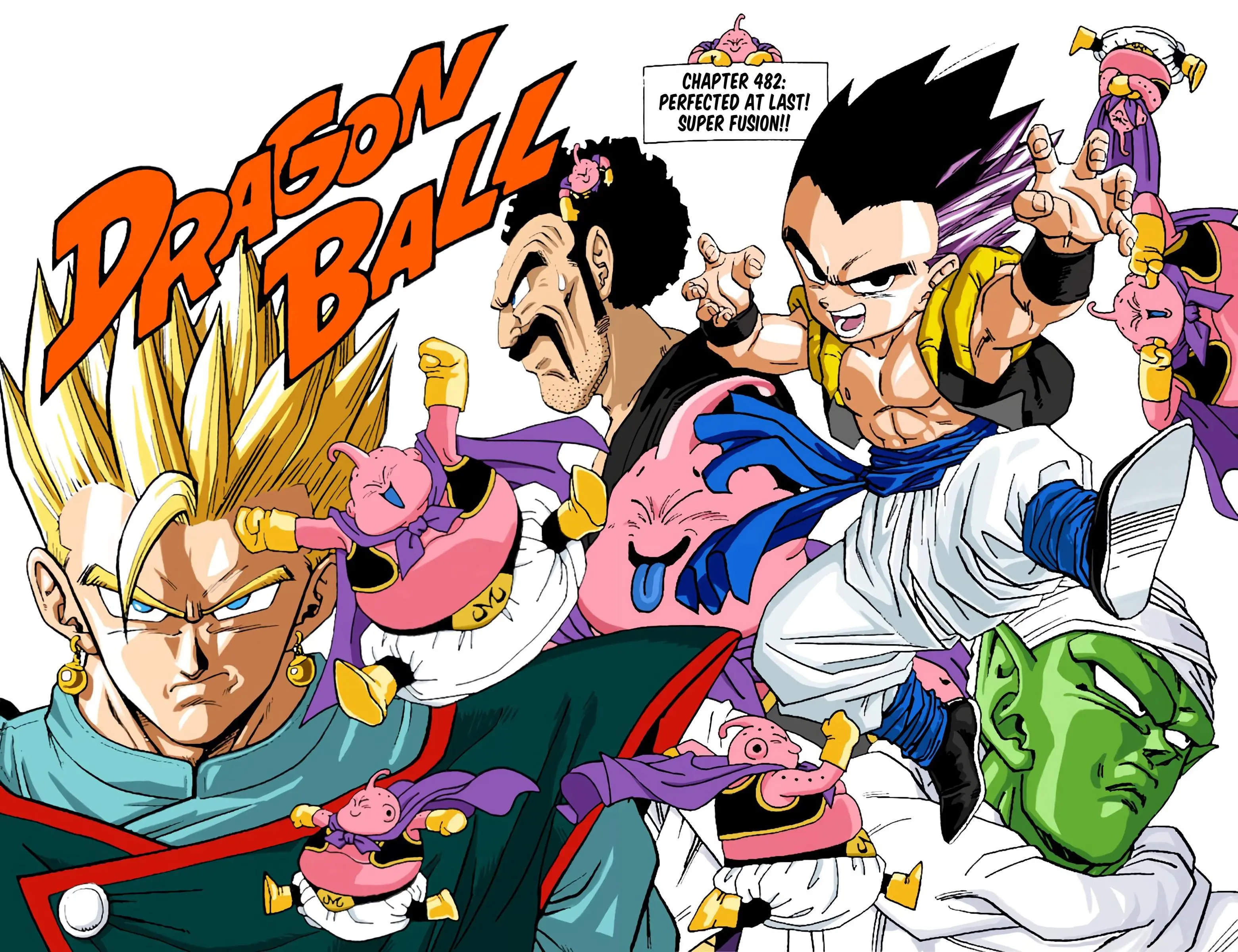 DBZ Majin Buu Saga Colored Manga, chapter 482, page 1