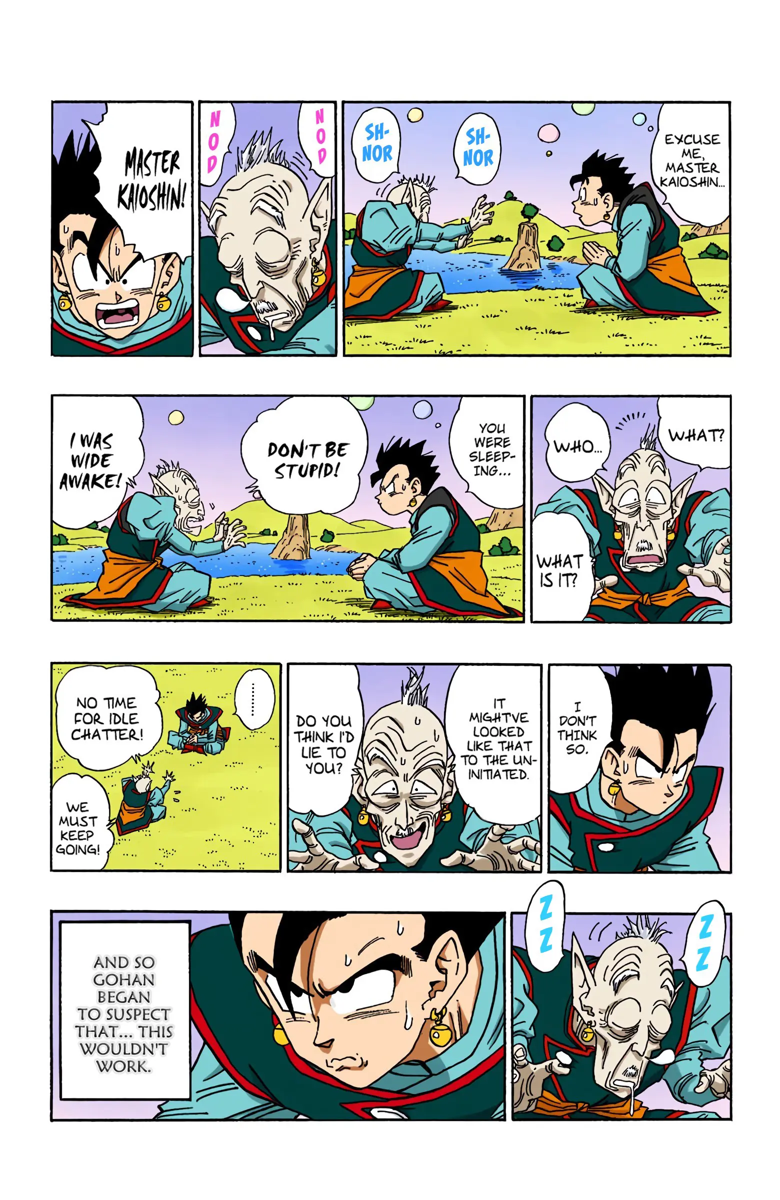 DBZ Majin Buu Saga Colored Manga, chapter 482, page 3