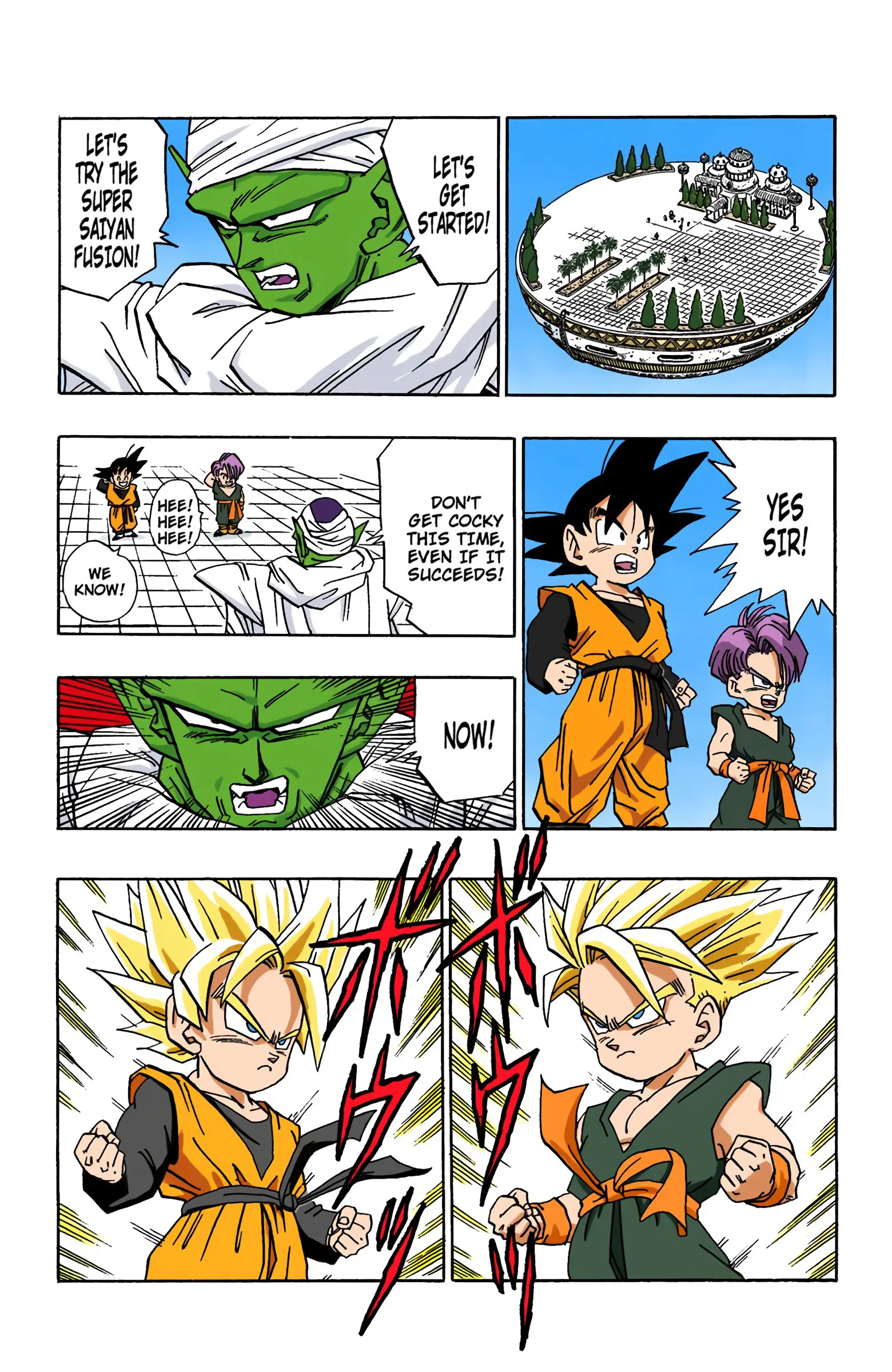 DBZ Majin Buu Saga Colored Manga, chapter 482, page 4