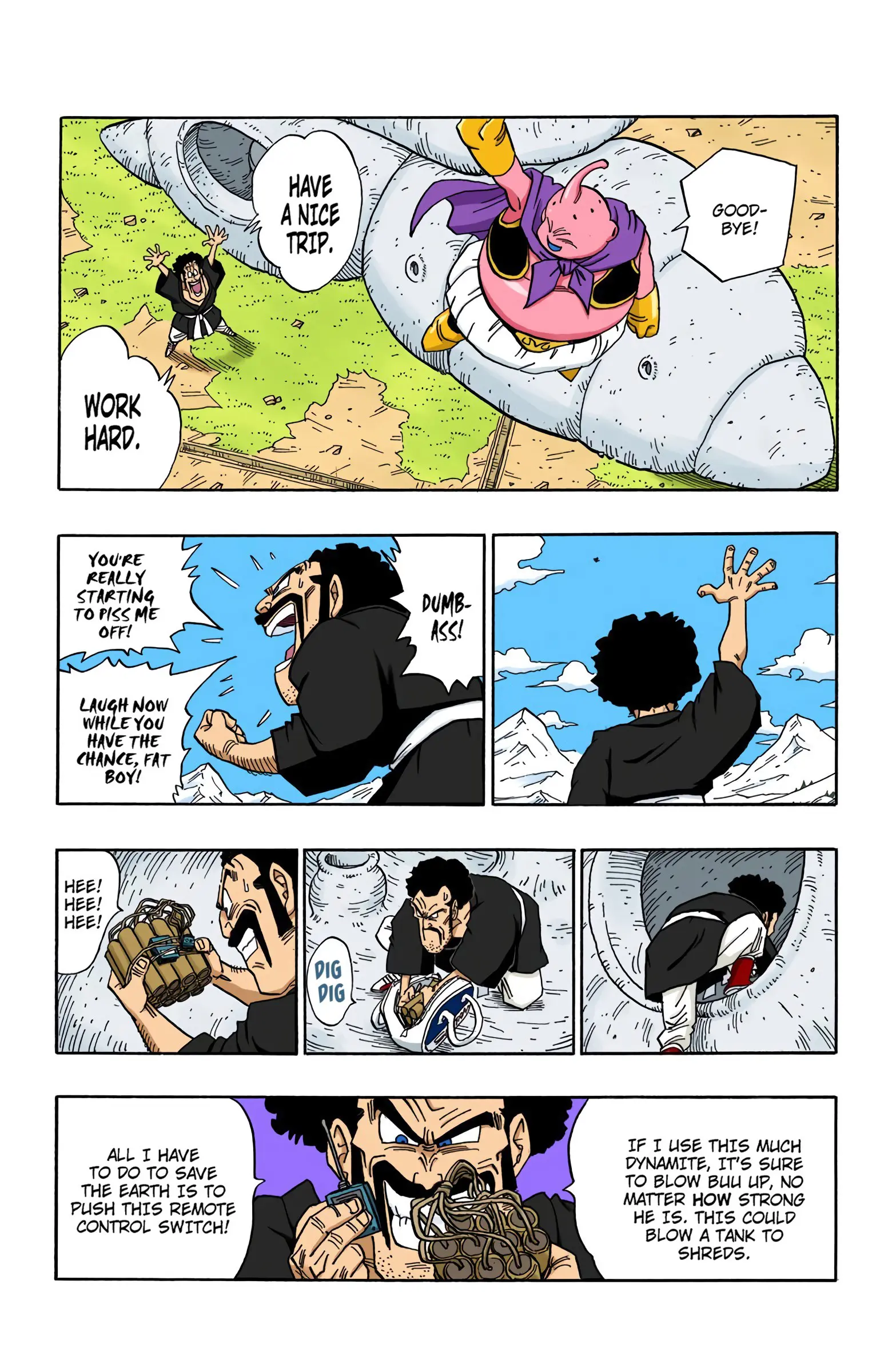 DBZ Majin Buu Saga Colored Manga, chapter 483, page 3