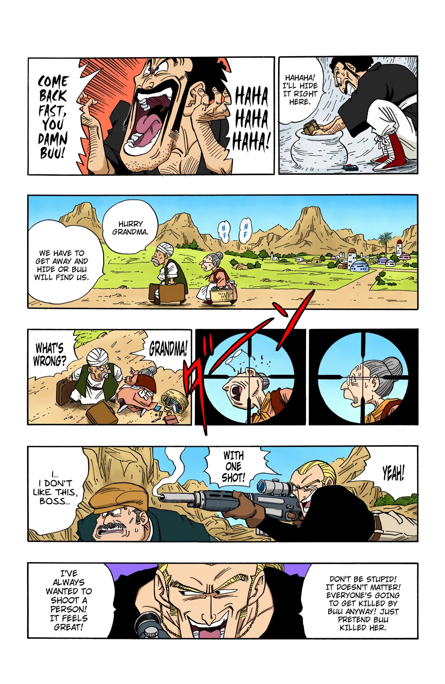 DBZ Majin Buu Saga Colored Manga, chapter 483, page 4
