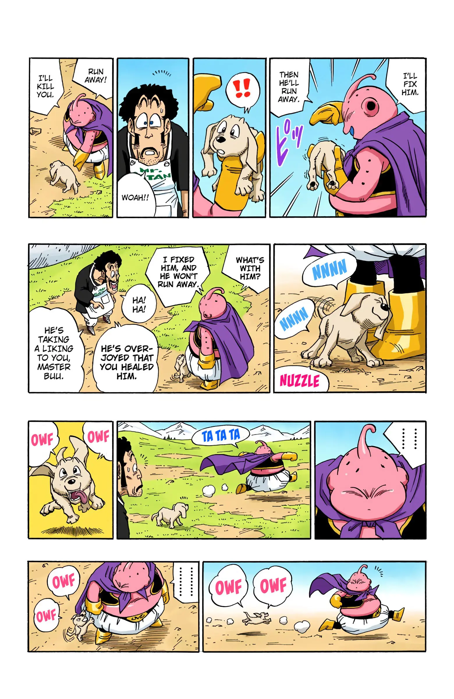 DBZ Majin Buu Saga Colored Manga, chapter 483, page 7