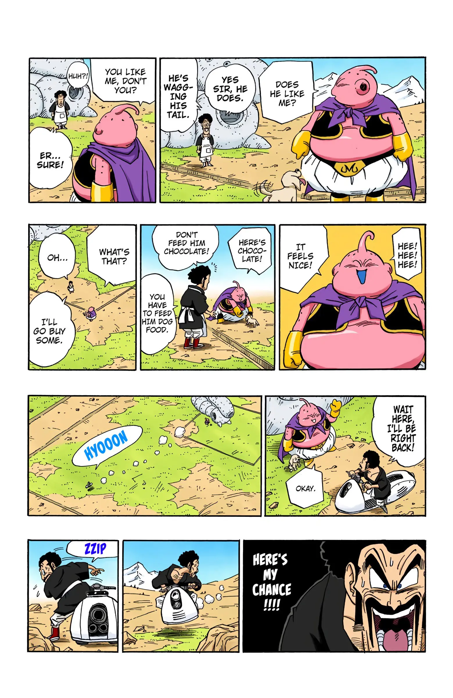 DBZ Majin Buu Saga Colored Manga, chapter 483, page 8
