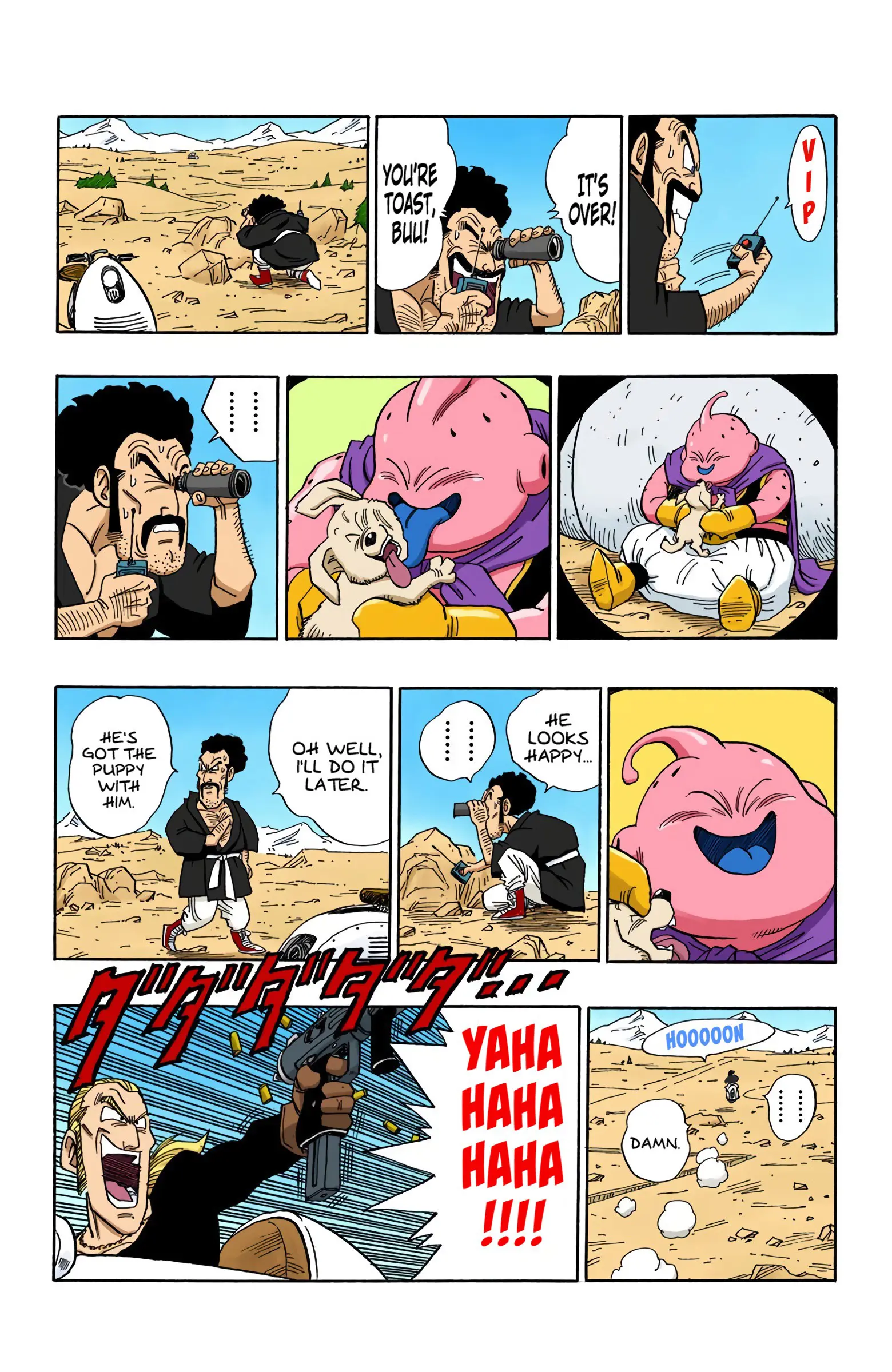 DBZ Majin Buu Saga Colored Manga, chapter 483, page 9