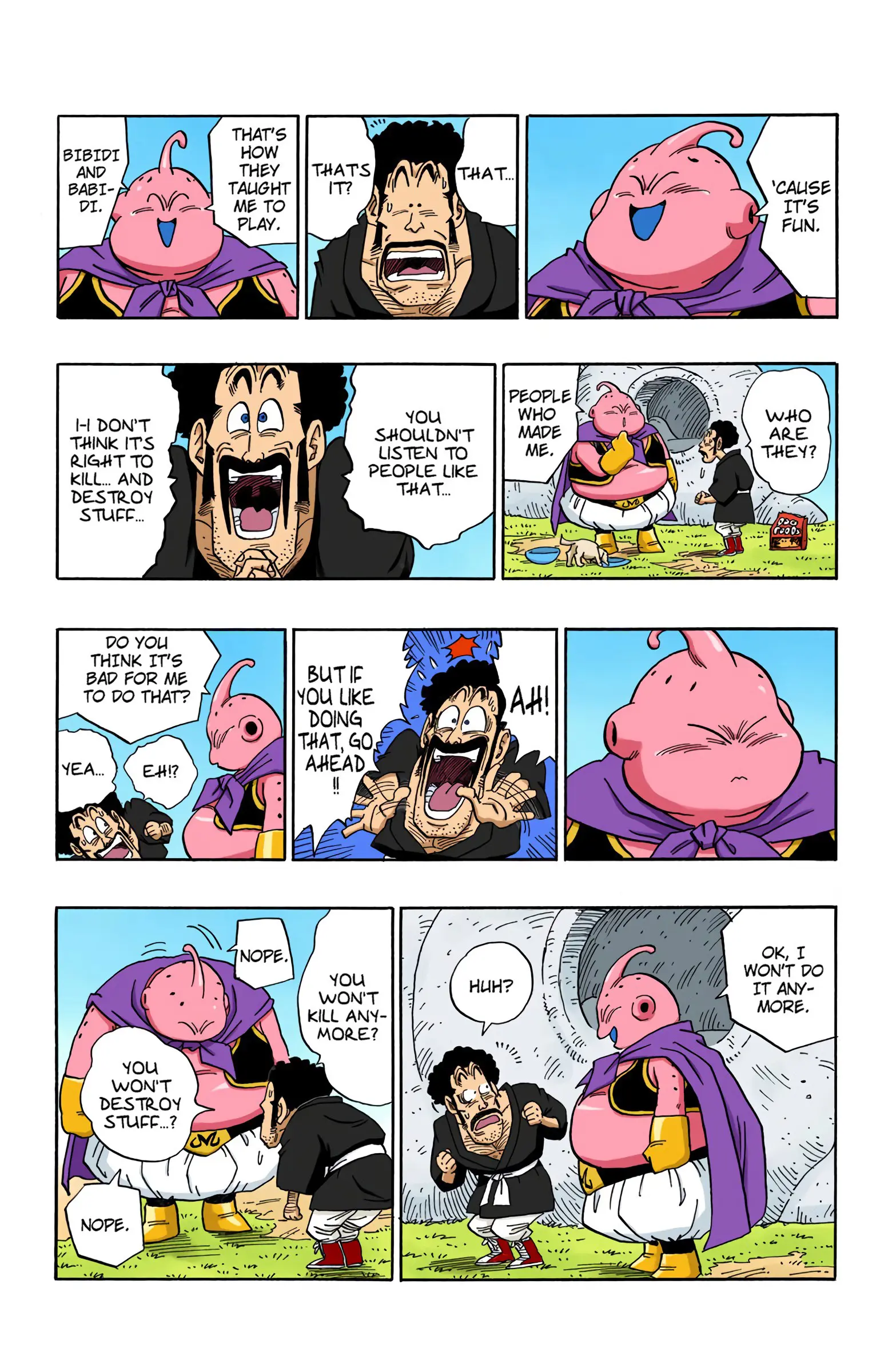 DBZ Majin Buu Saga Colored Manga, chapter 483, page 11