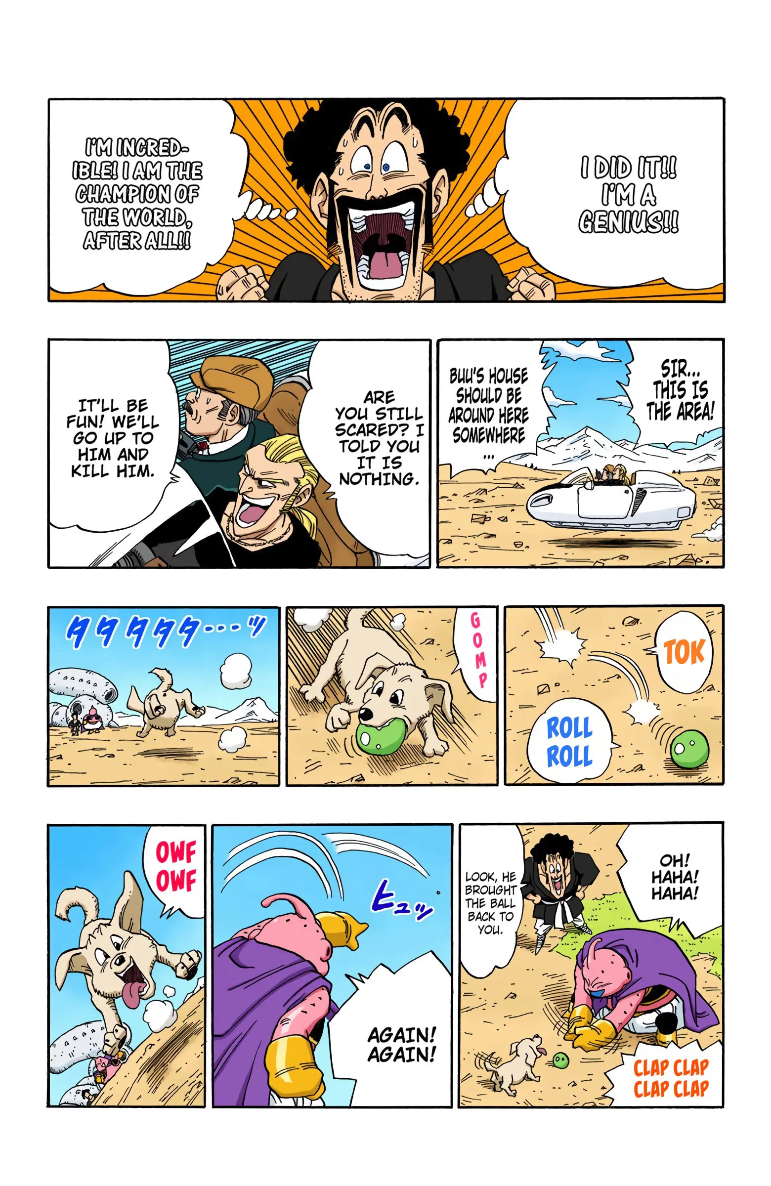 DBZ Majin Buu Saga Colored Manga, chapter 483, page 12
