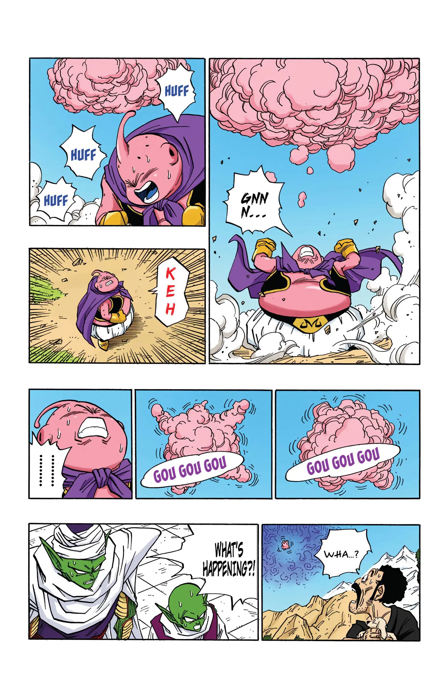 DBZ Majin Buu Saga Colored Manga, chapter 484, page 13