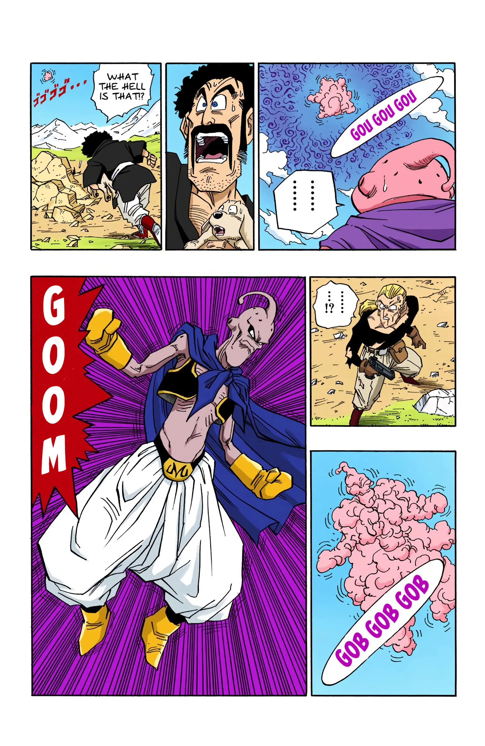DBZ Majin Buu Saga Colored Manga, chapter 485, page 2