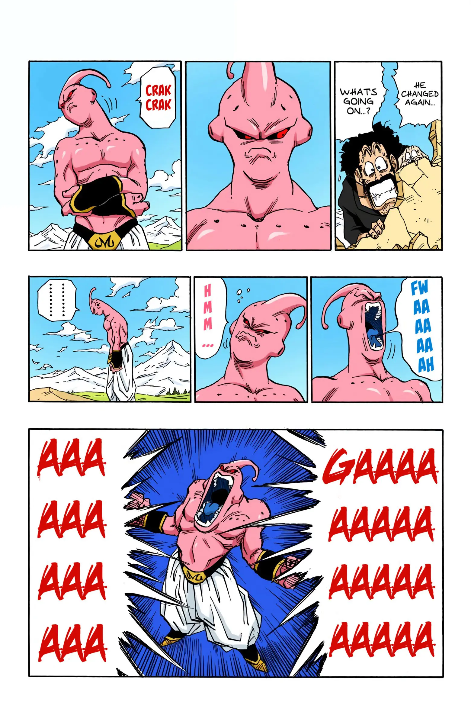 DBZ Majin Buu Saga Colored Manga, chapter 485, page 12