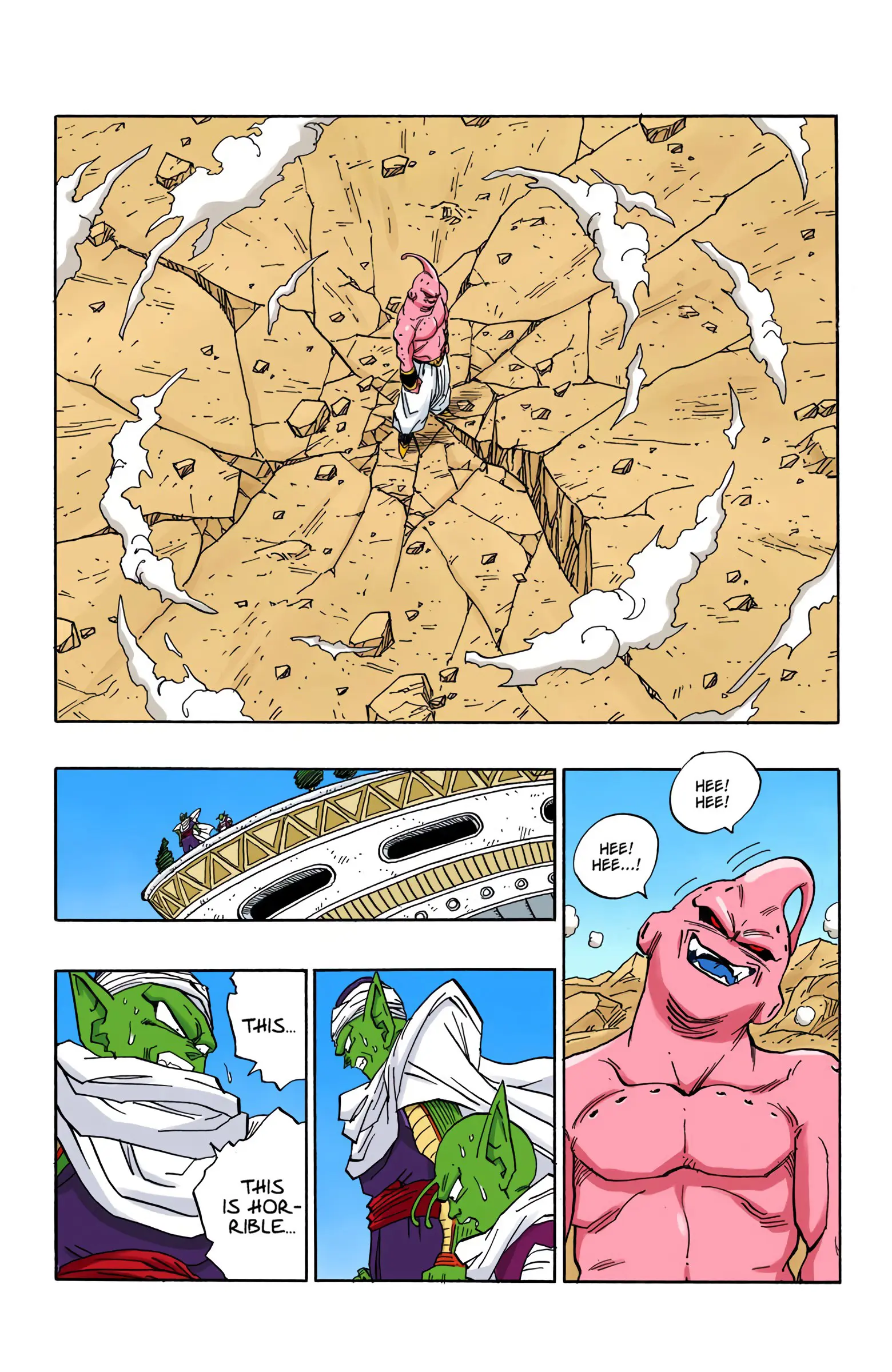 DBZ Majin Buu Saga Colored Manga, chapter 486, page 3