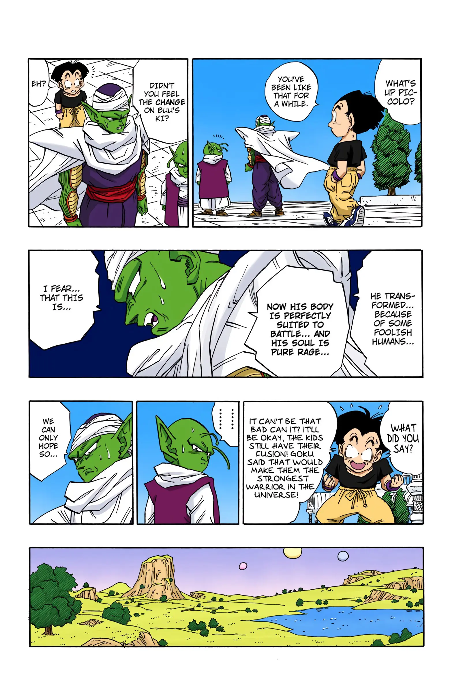 DBZ Majin Buu Saga Colored Manga, chapter 486, page 4