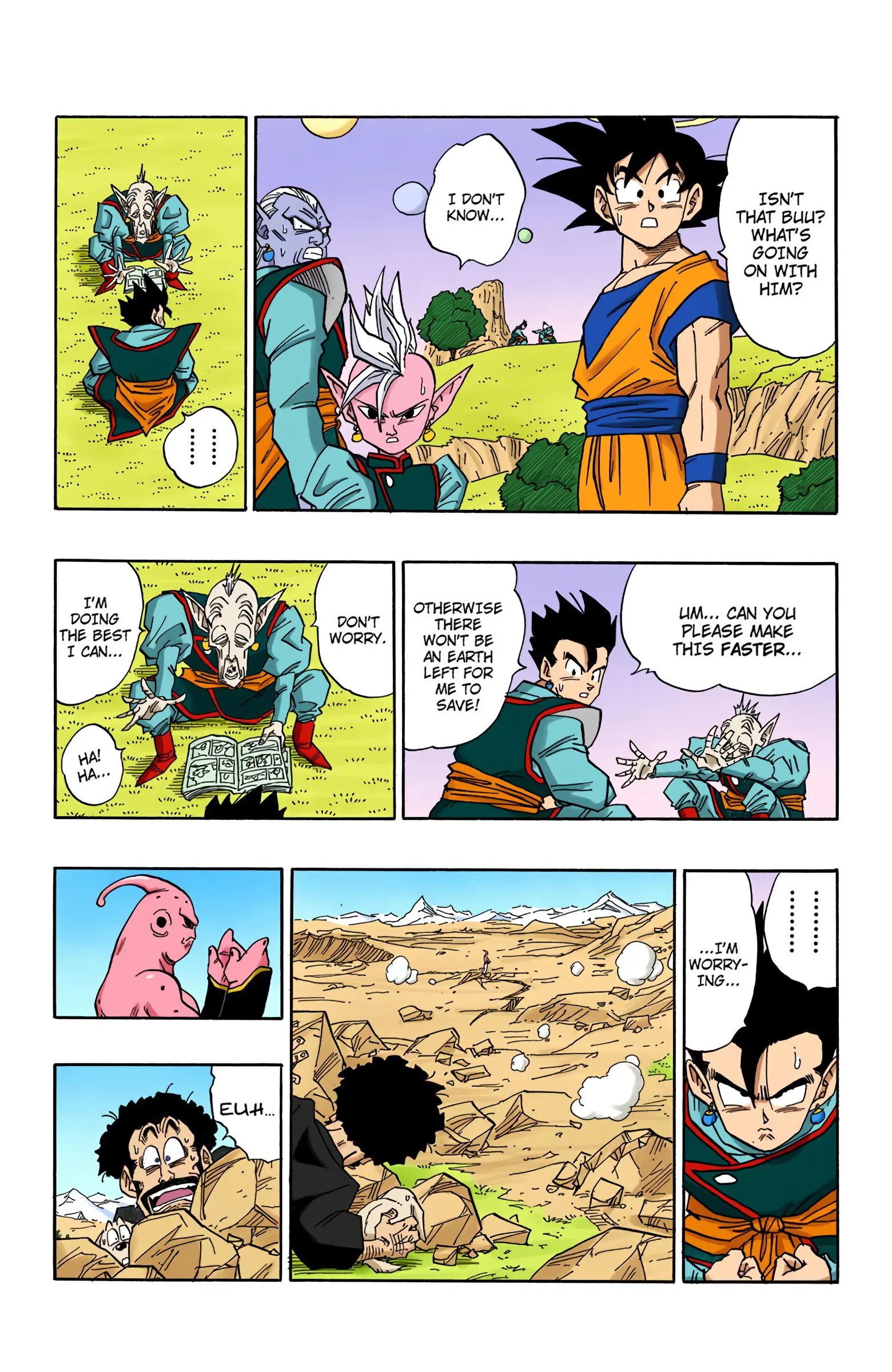 DBZ Majin Buu Saga Colored Manga, chapter 486, page 5