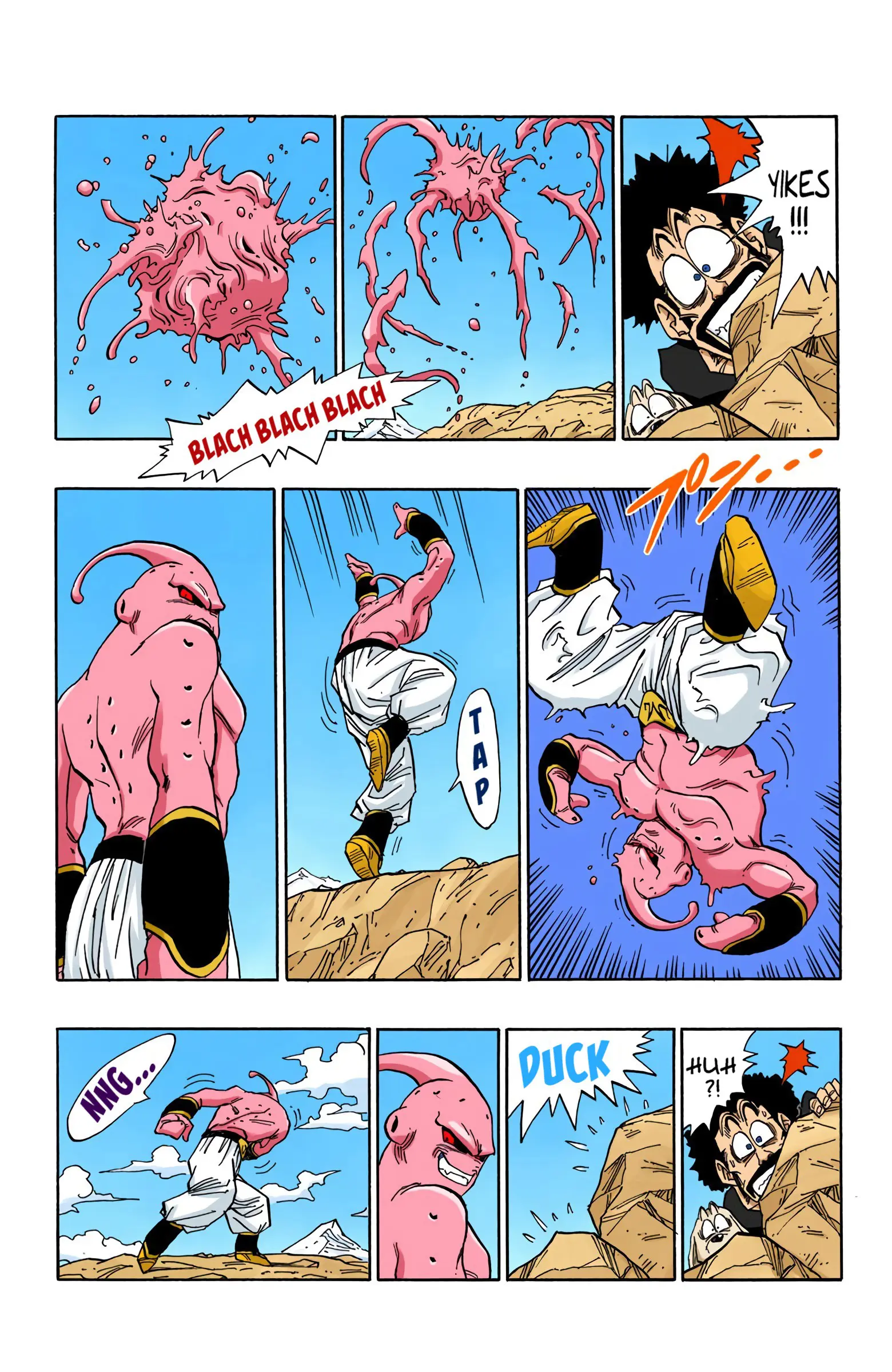DBZ Majin Buu Saga Colored Manga, chapter 486, page 9