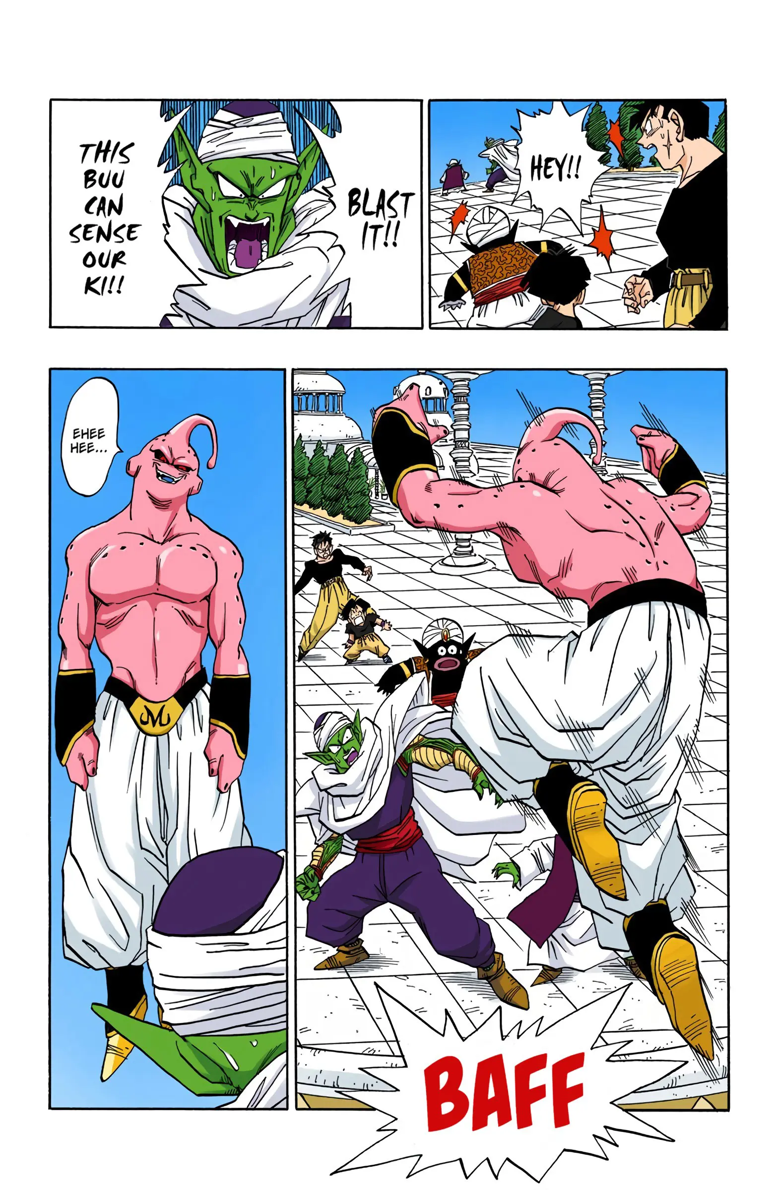 DBZ Majin Buu Saga Colored Manga, chapter 486, page 14