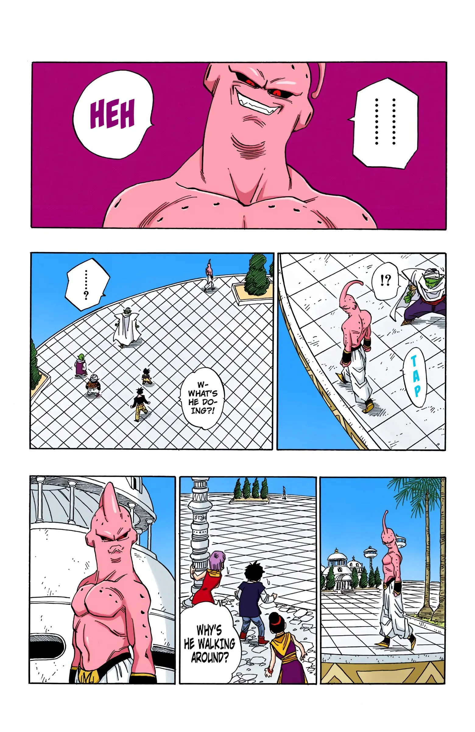DBZ Majin Buu Saga Colored Manga, chapter 487, page 4