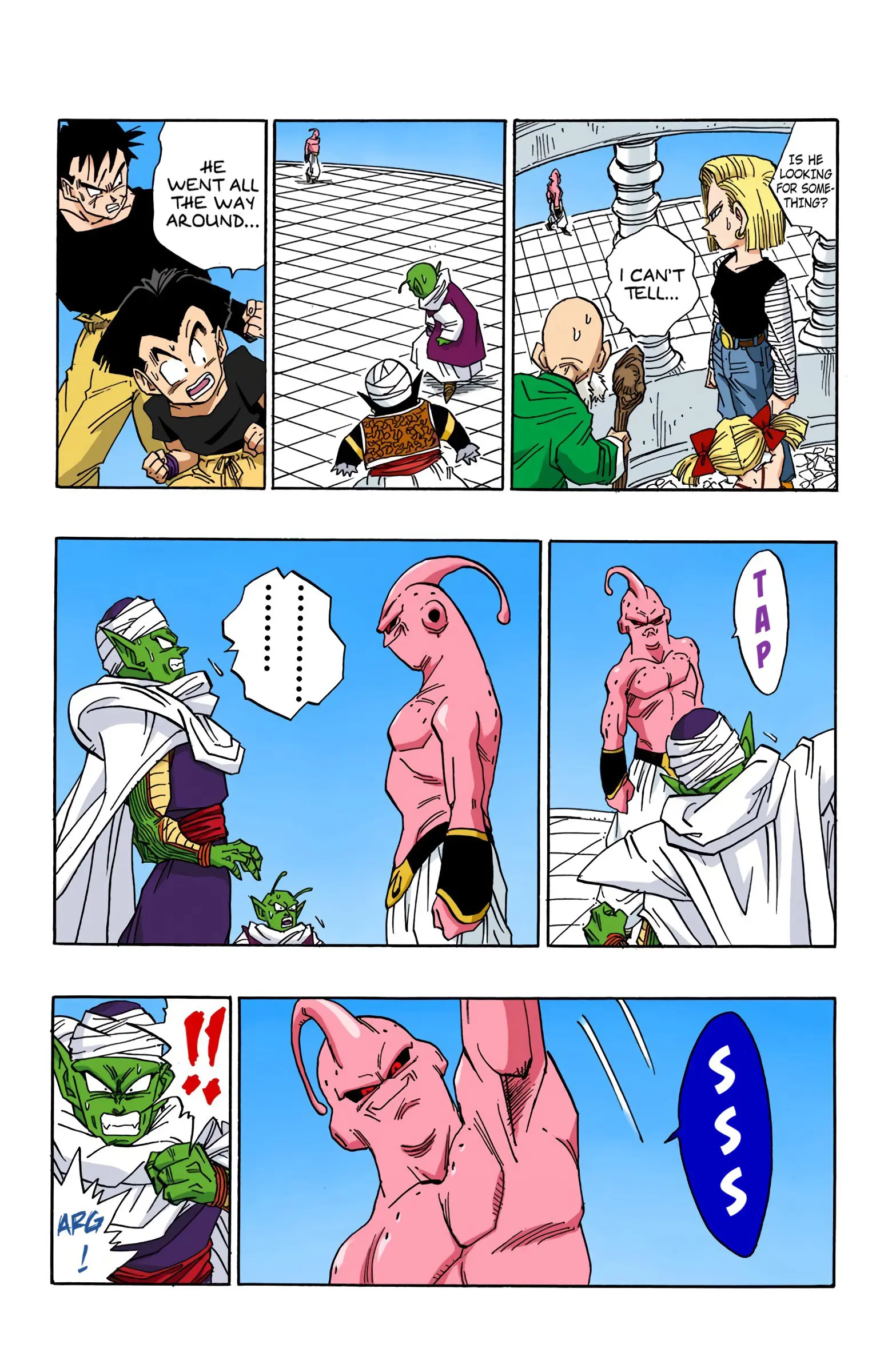 DBZ Majin Buu Saga Colored Manga, chapter 487, page 5