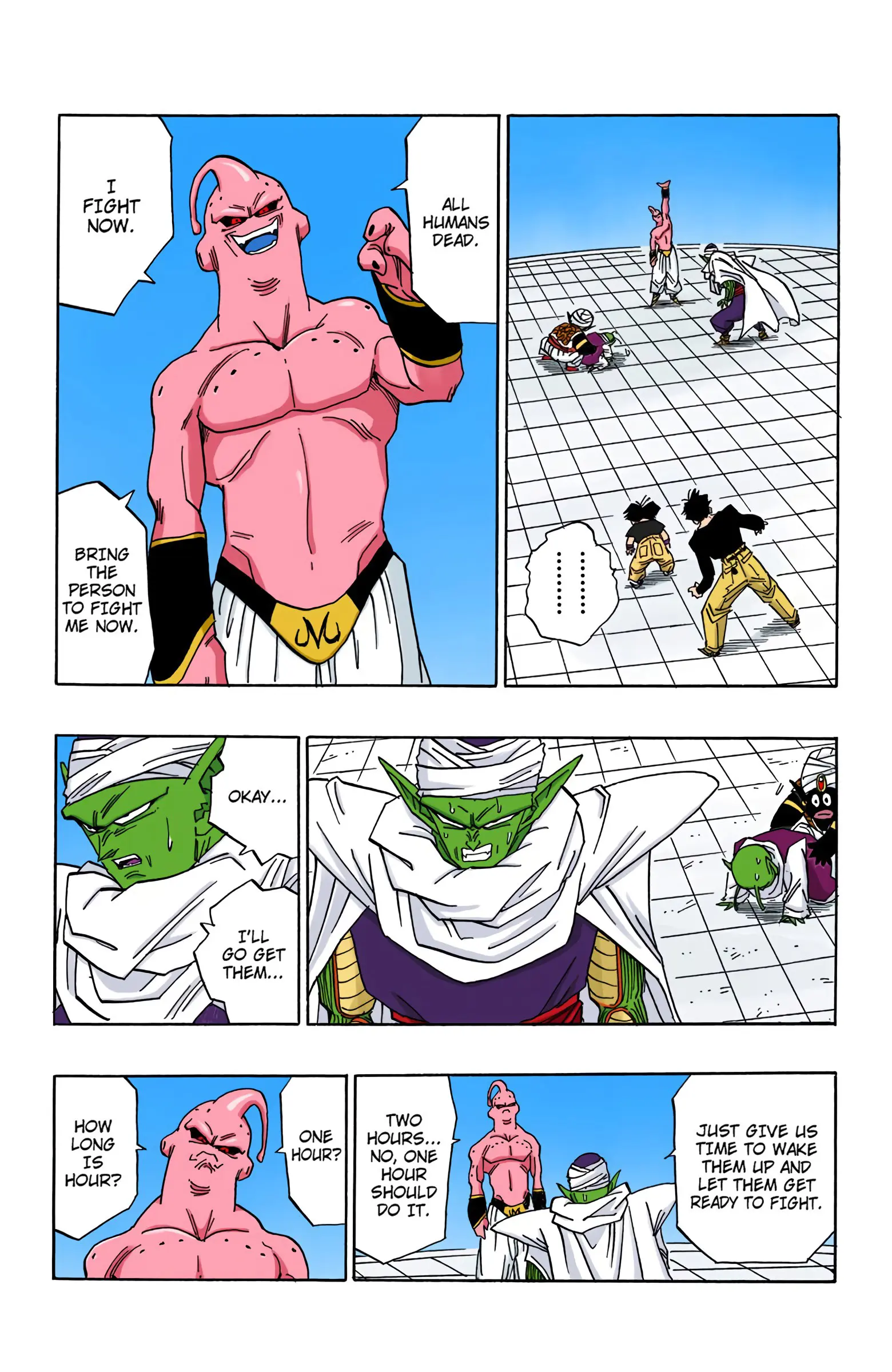 DBZ Majin Buu Saga Colored Manga, chapter 487, page 10