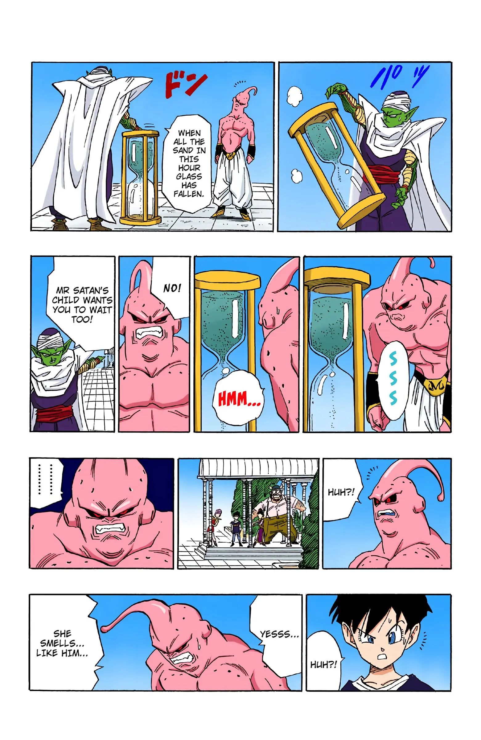 DBZ Majin Buu Saga Colored Manga, chapter 487, page 11