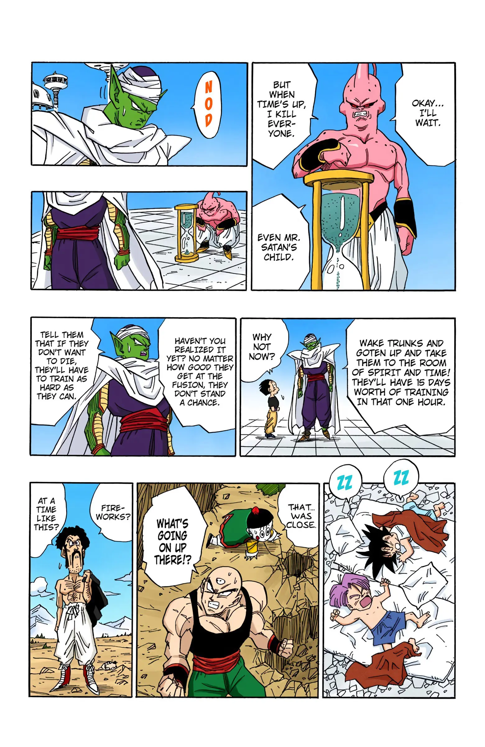 DBZ Majin Buu Saga Colored Manga, chapter 487, page 12