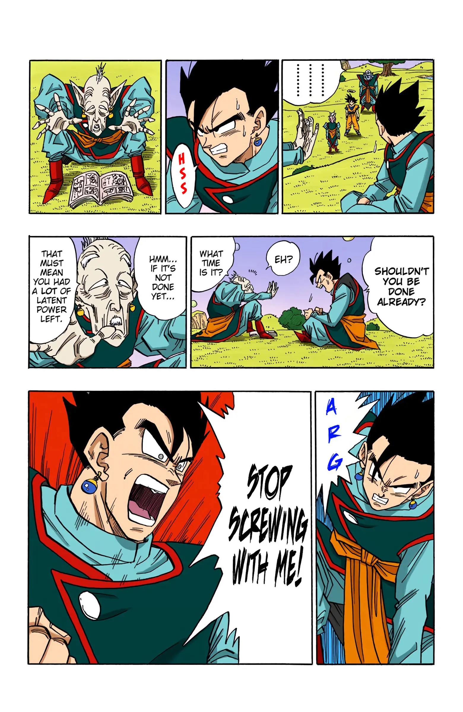DBZ Majin Buu Saga Colored Manga, chapter 488, page 2