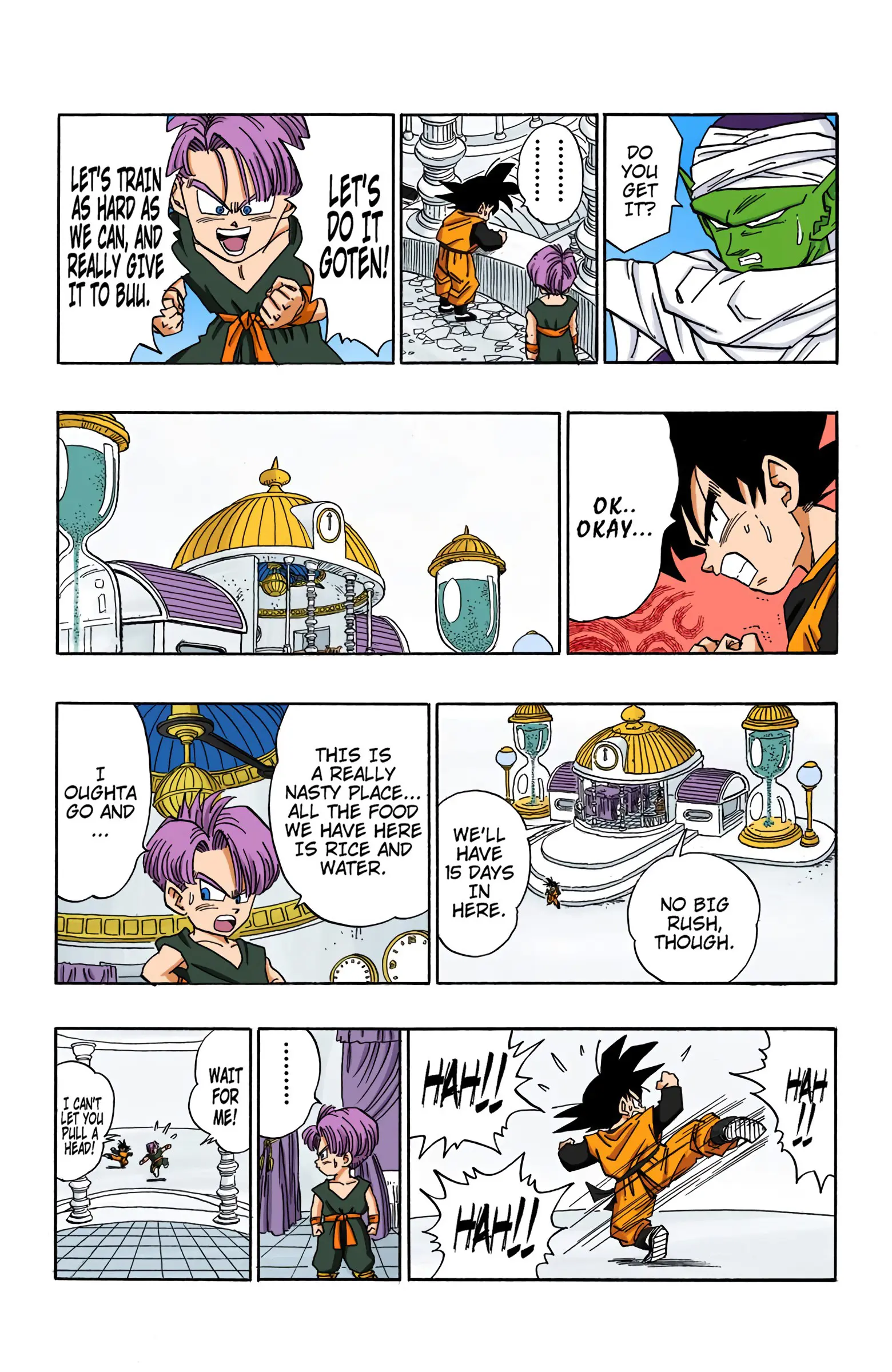 DBZ Majin Buu Saga Colored Manga, chapter 488, page 8