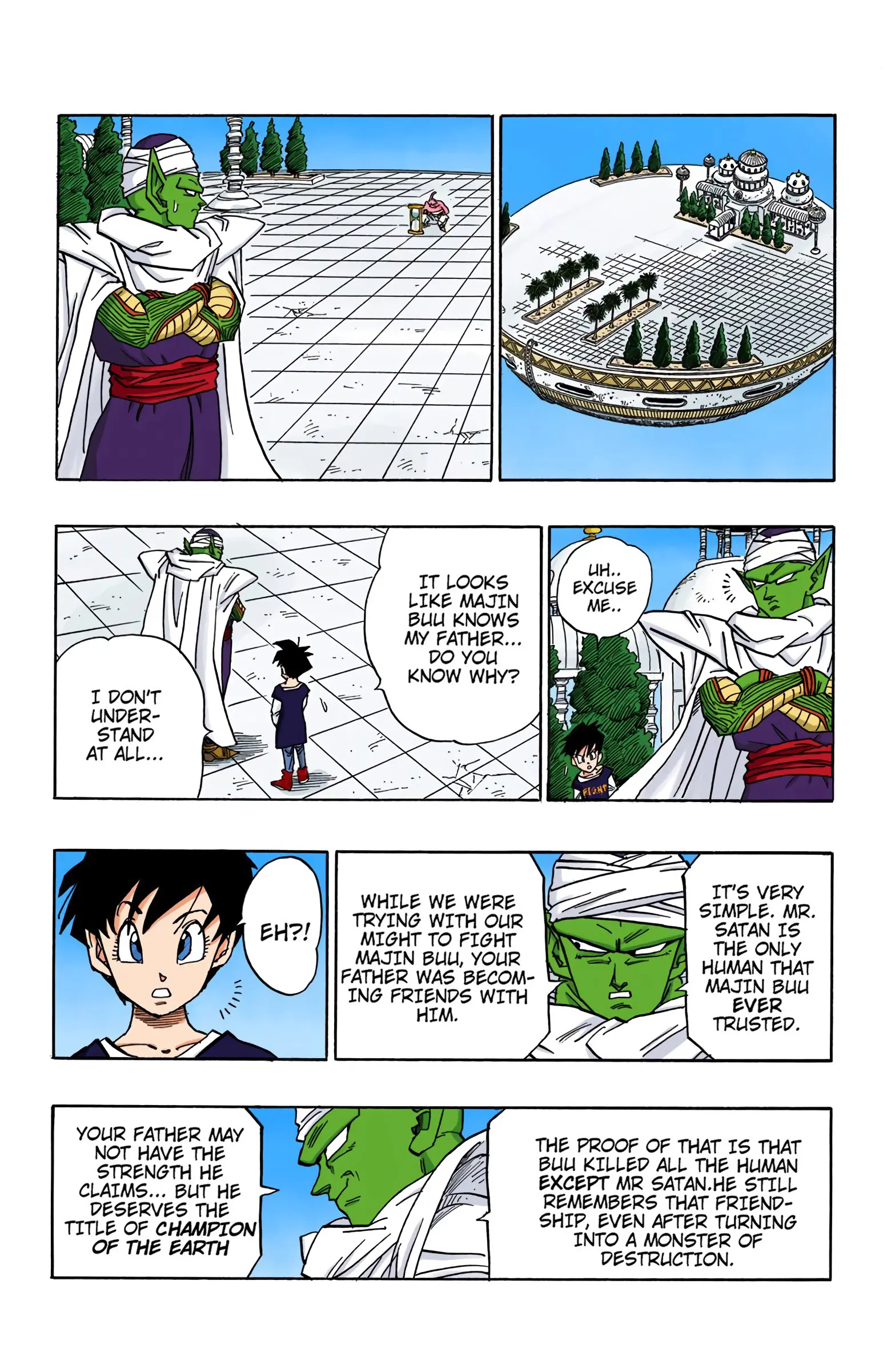 DBZ Majin Buu Saga Colored Manga, chapter 488, page 9