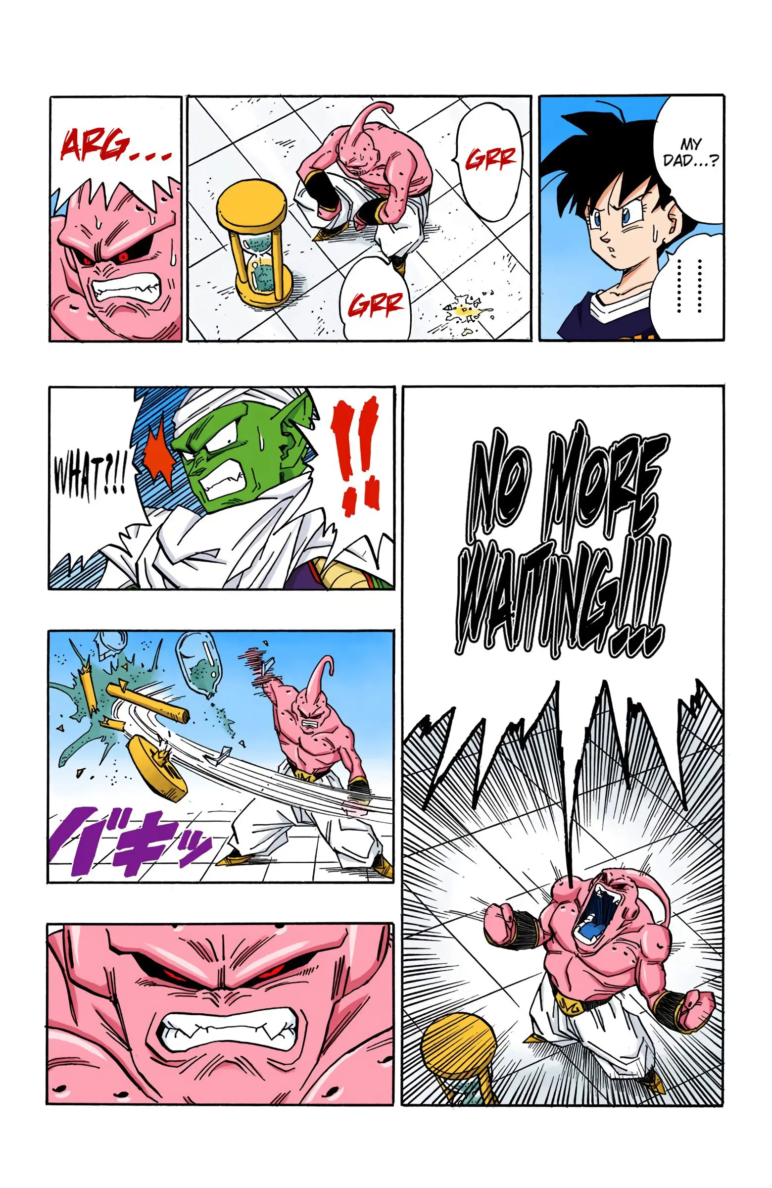 DBZ Majin Buu Saga Colored Manga, chapter 488, page 10