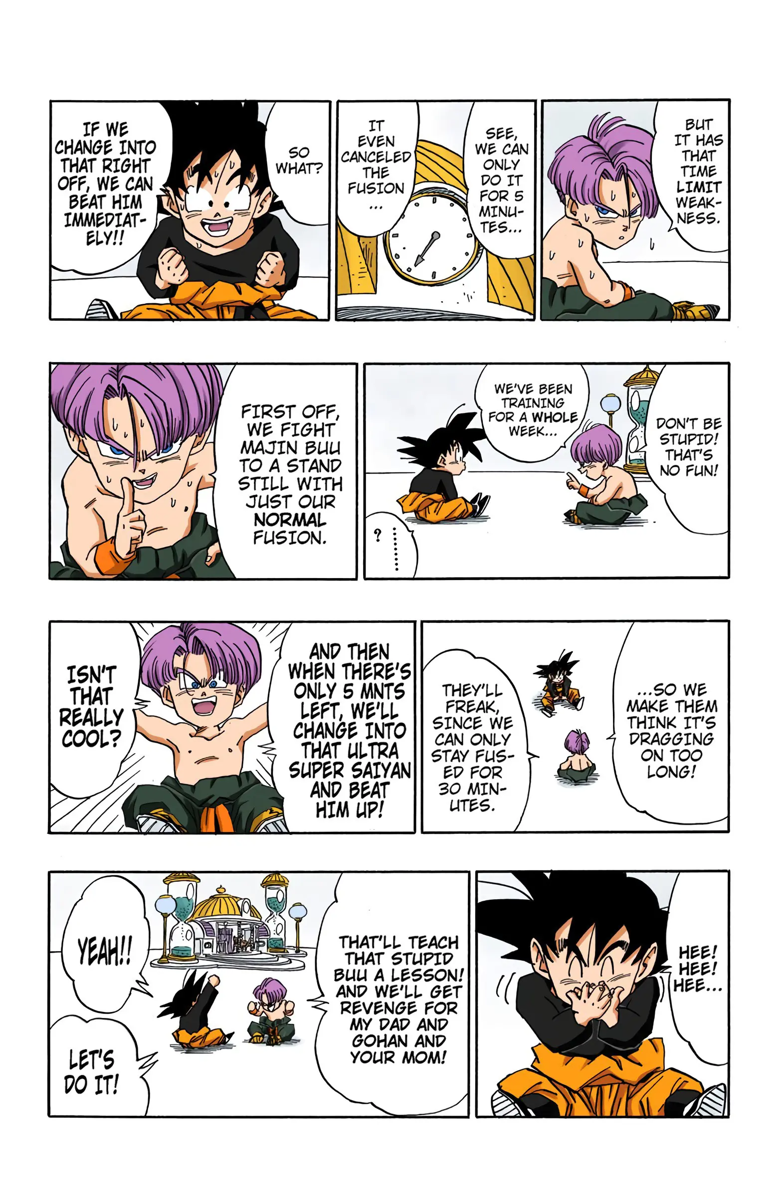 DBZ Majin Buu Saga Colored Manga, chapter 489, page 4