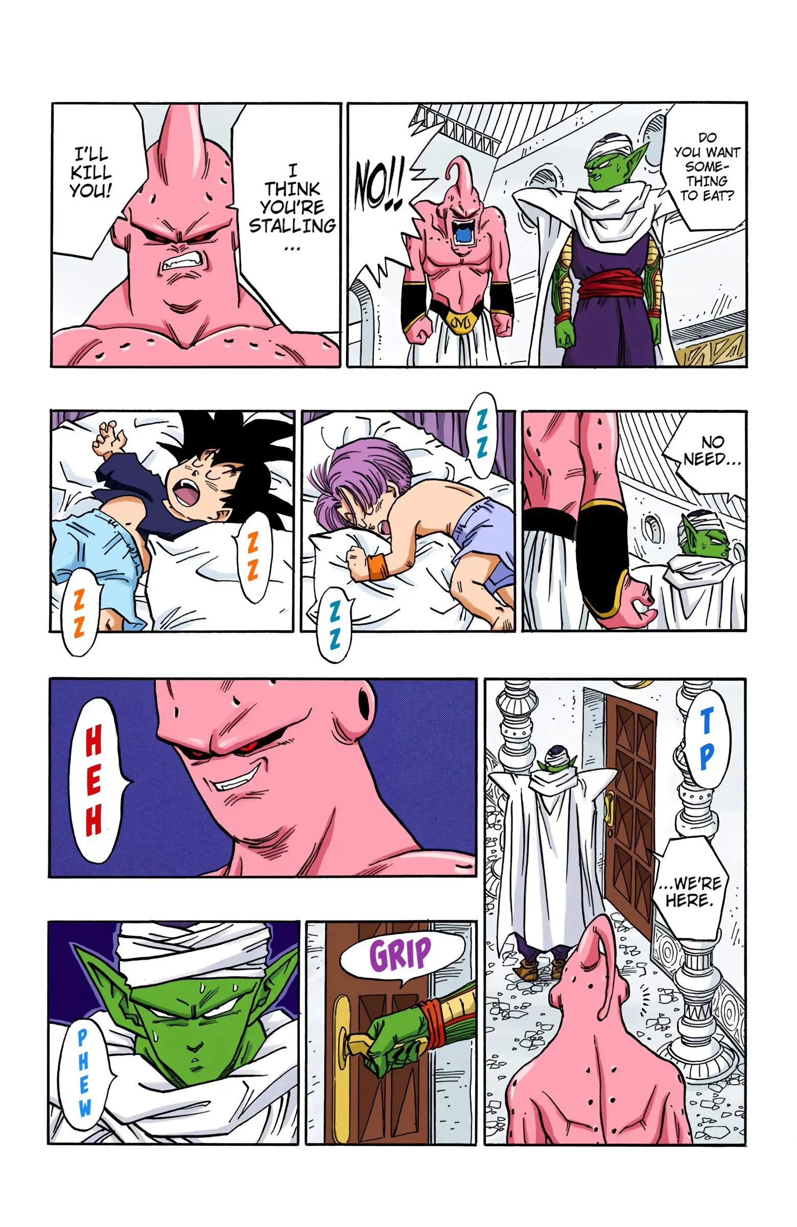 DBZ Majin Buu Saga Colored Manga, chapter 489, page 6