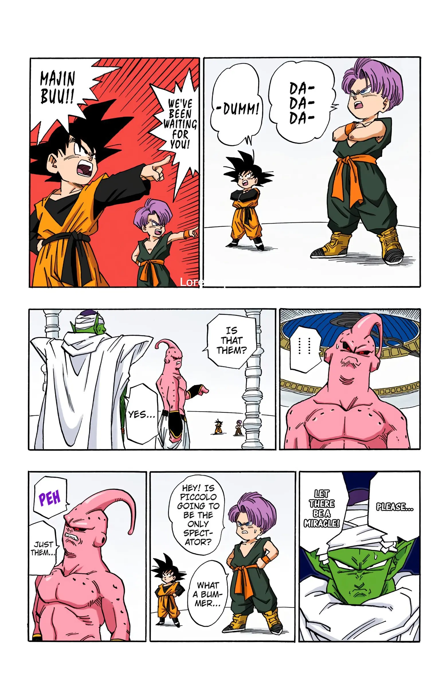 DBZ Majin Buu Saga Colored Manga, chapter 489, page 8
