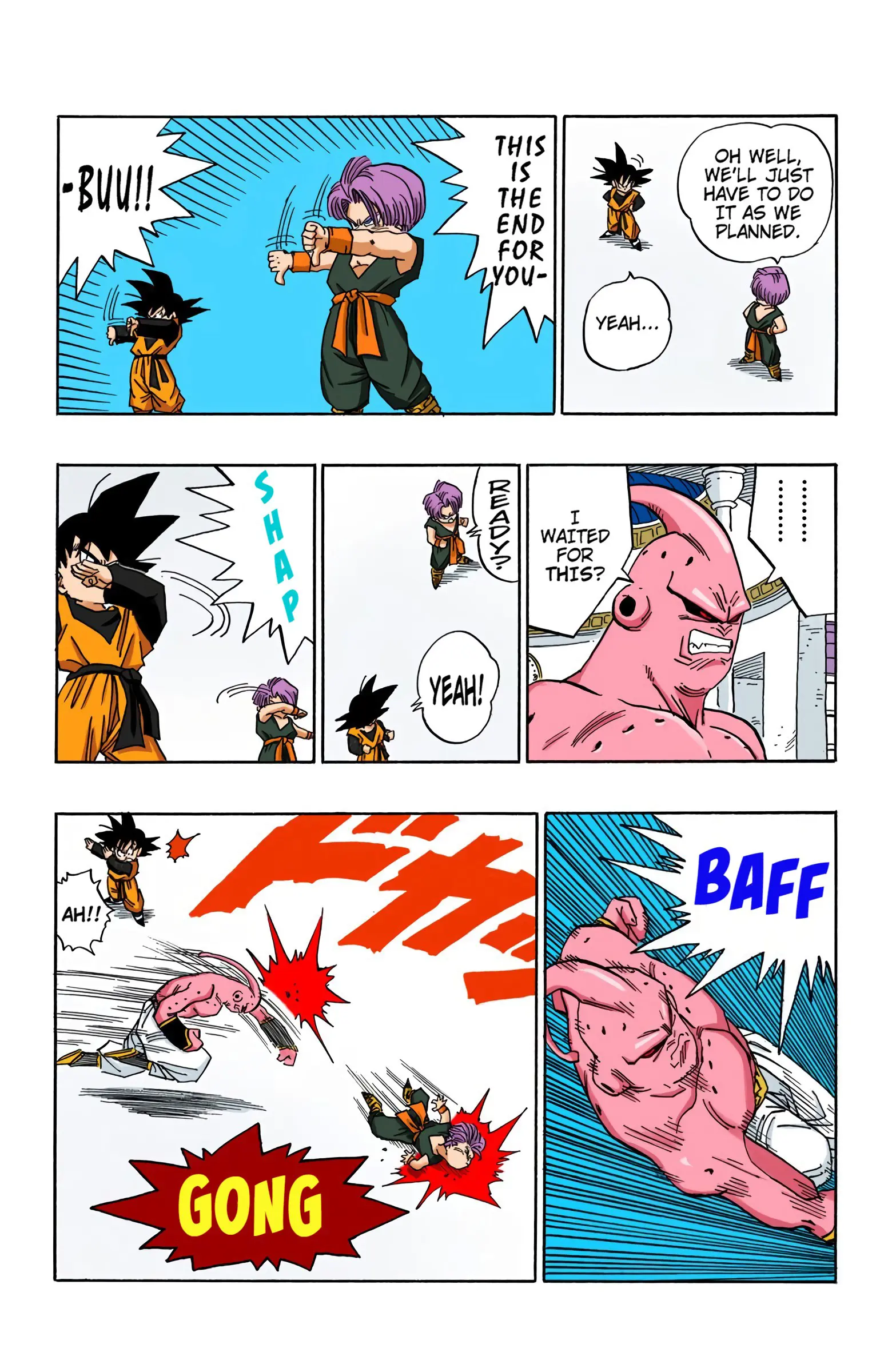 DBZ Majin Buu Saga Colored Manga, chapter 489, page 9
