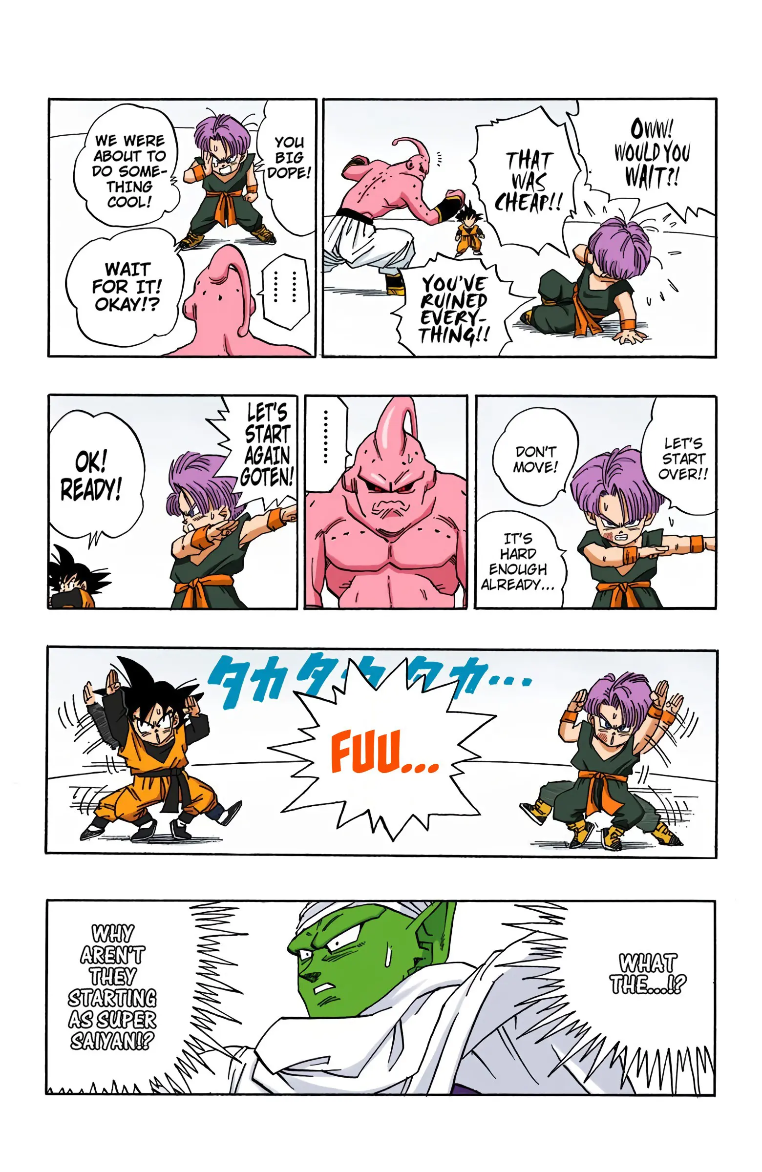 DBZ Majin Buu Saga Colored Manga, chapter 489, page 10