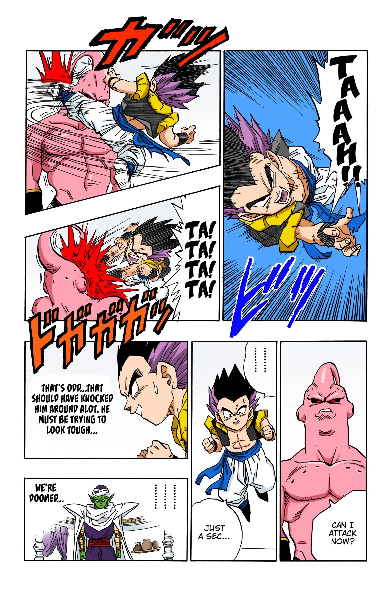 DBZ Majin Buu Saga Colored Manga, chapter 489, page 13