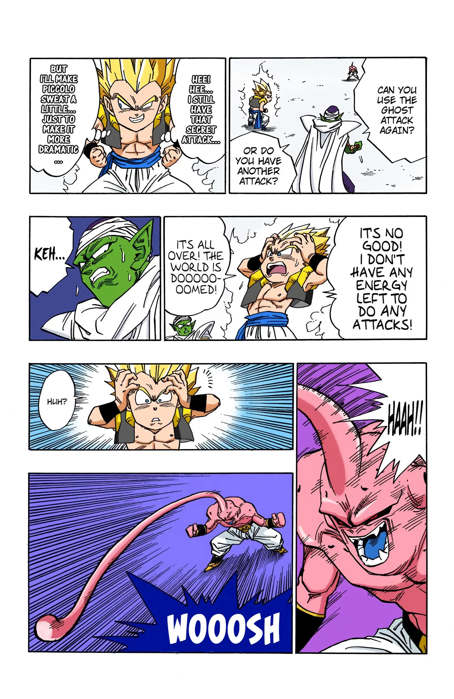 DBZ Majin Buu Saga Colored Manga, chapter 492, page 6