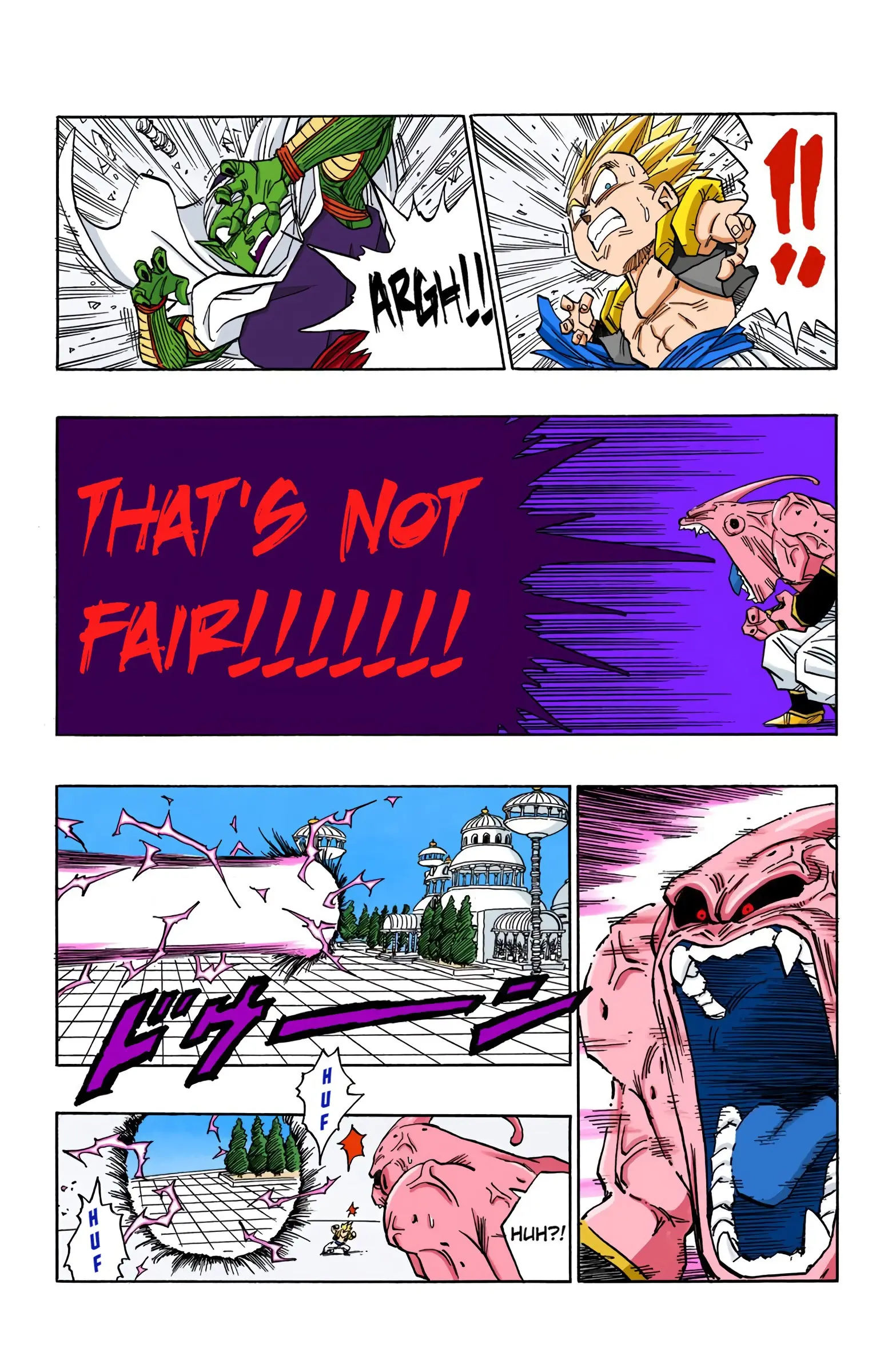 DBZ Majin Buu Saga Colored Manga, chapter 492, page 13