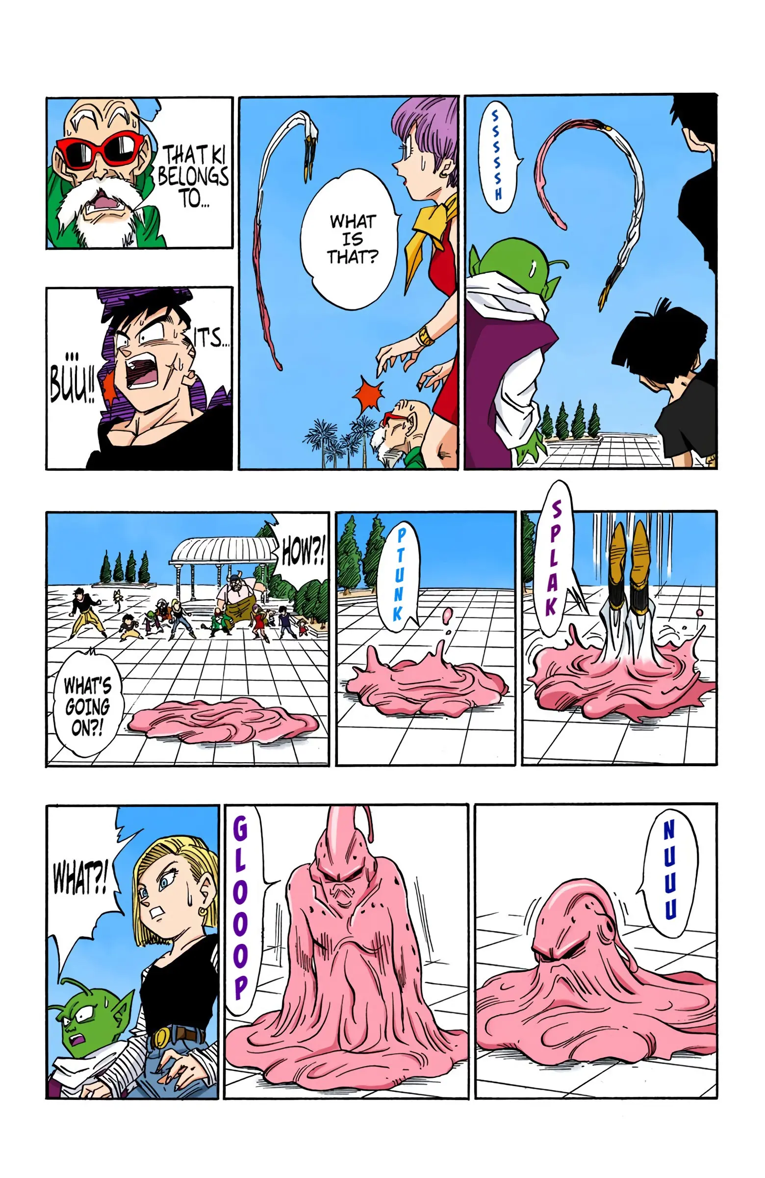 DBZ Majin Buu Saga Colored Manga, chapter 493, page 4