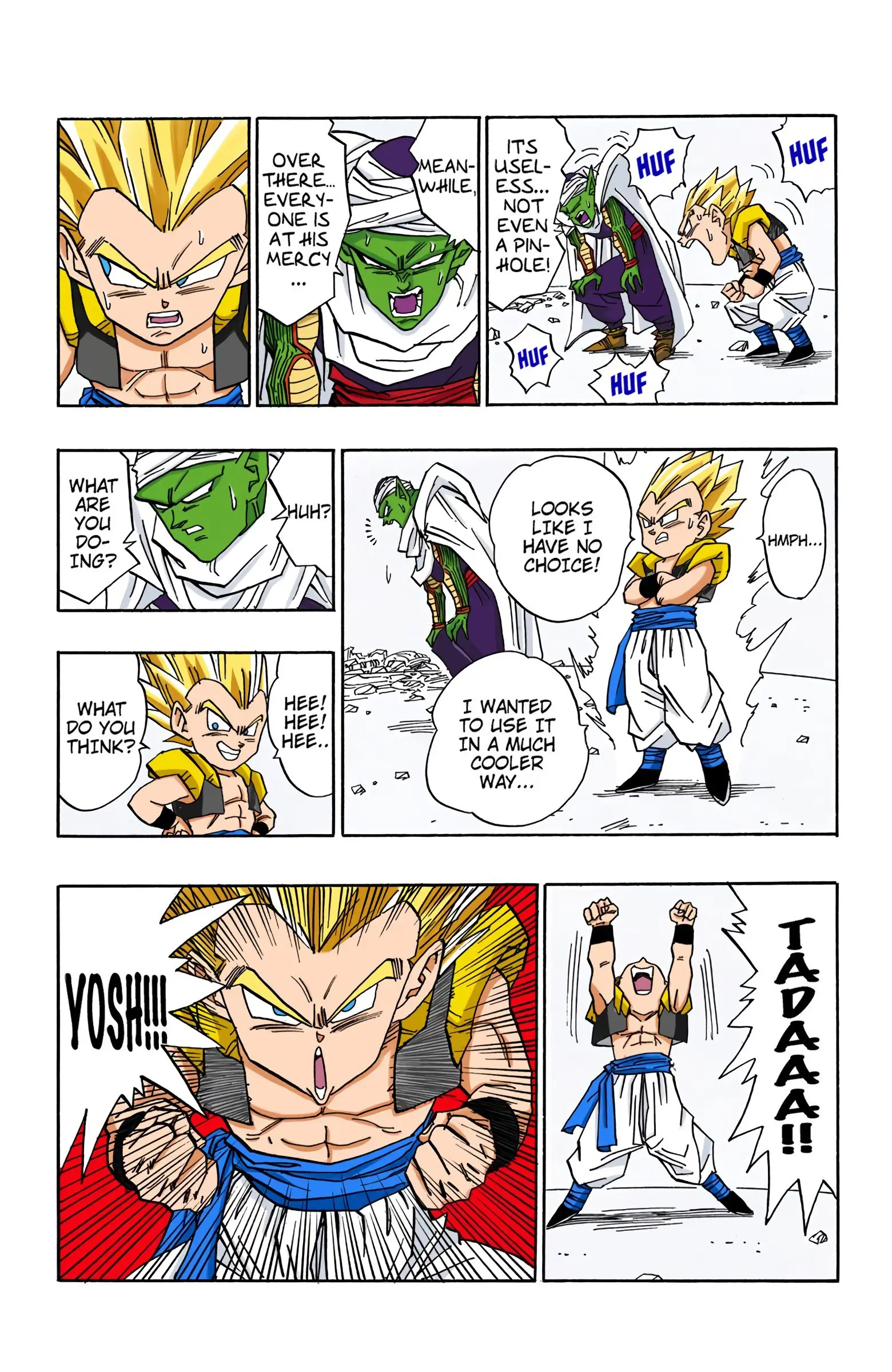 DBZ Majin Buu Saga Colored Manga, chapter 493, page 7