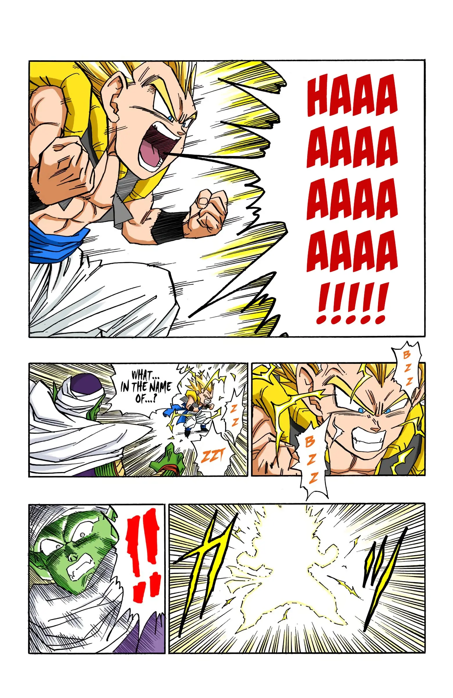 DBZ Majin Buu Saga Colored Manga, chapter 493, page 8