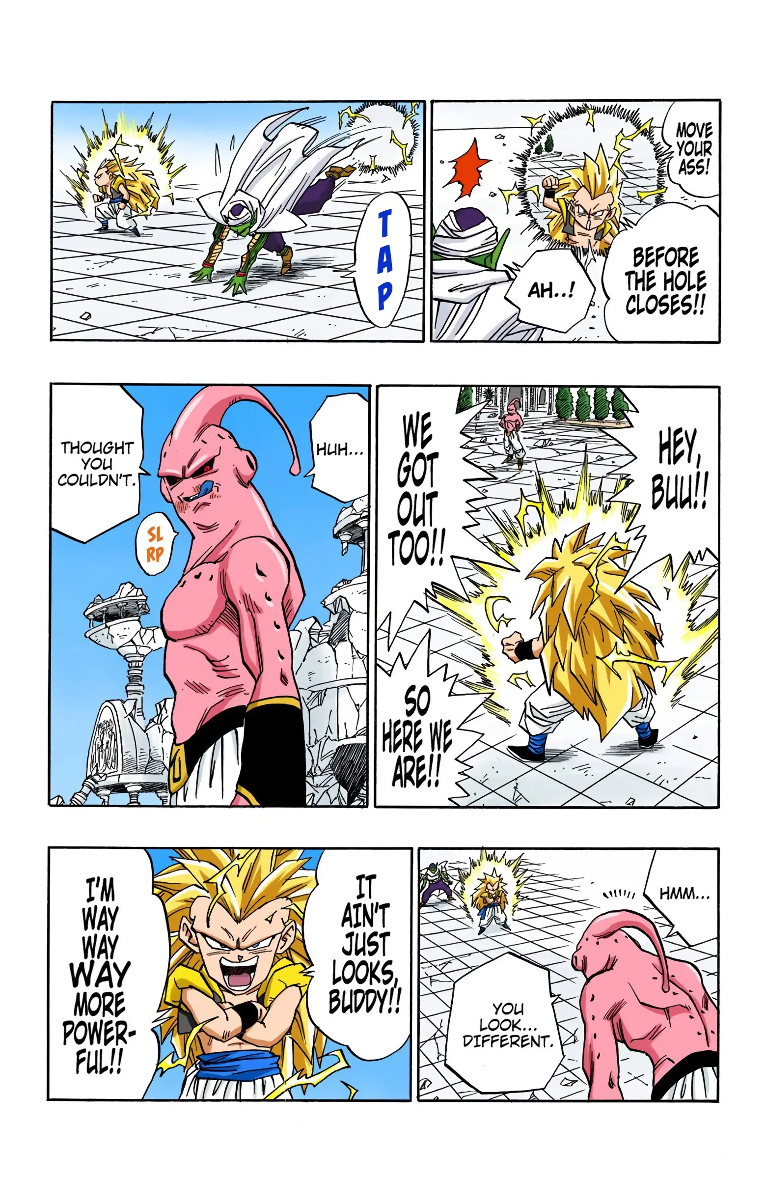 DBZ Majin Buu Saga Colored Manga, chapter 493, page 11