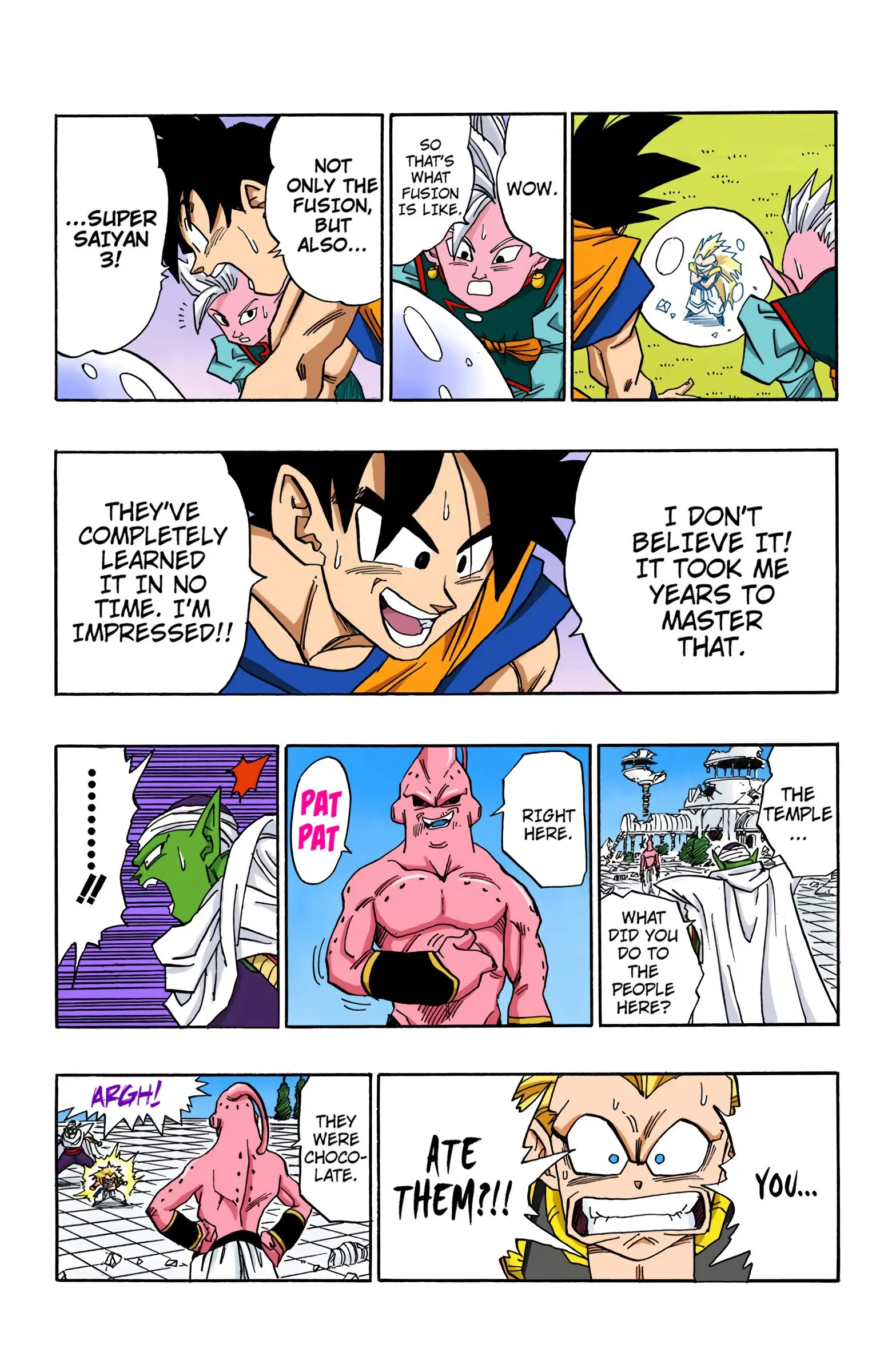 DBZ Majin Buu Saga Colored Manga, chapter 493, page 12