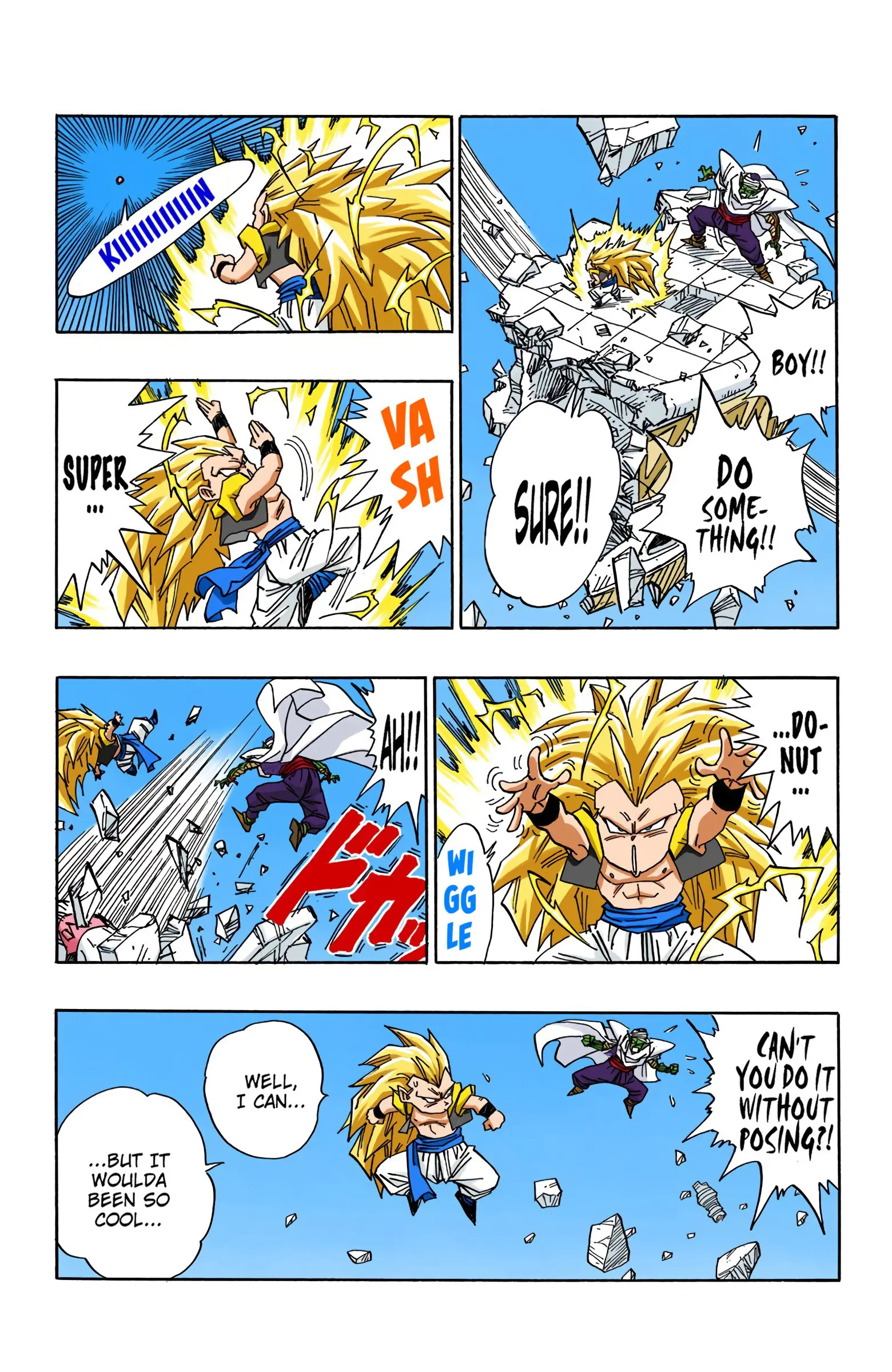 DBZ Majin Buu Saga Colored Manga, chapter 494, page 9