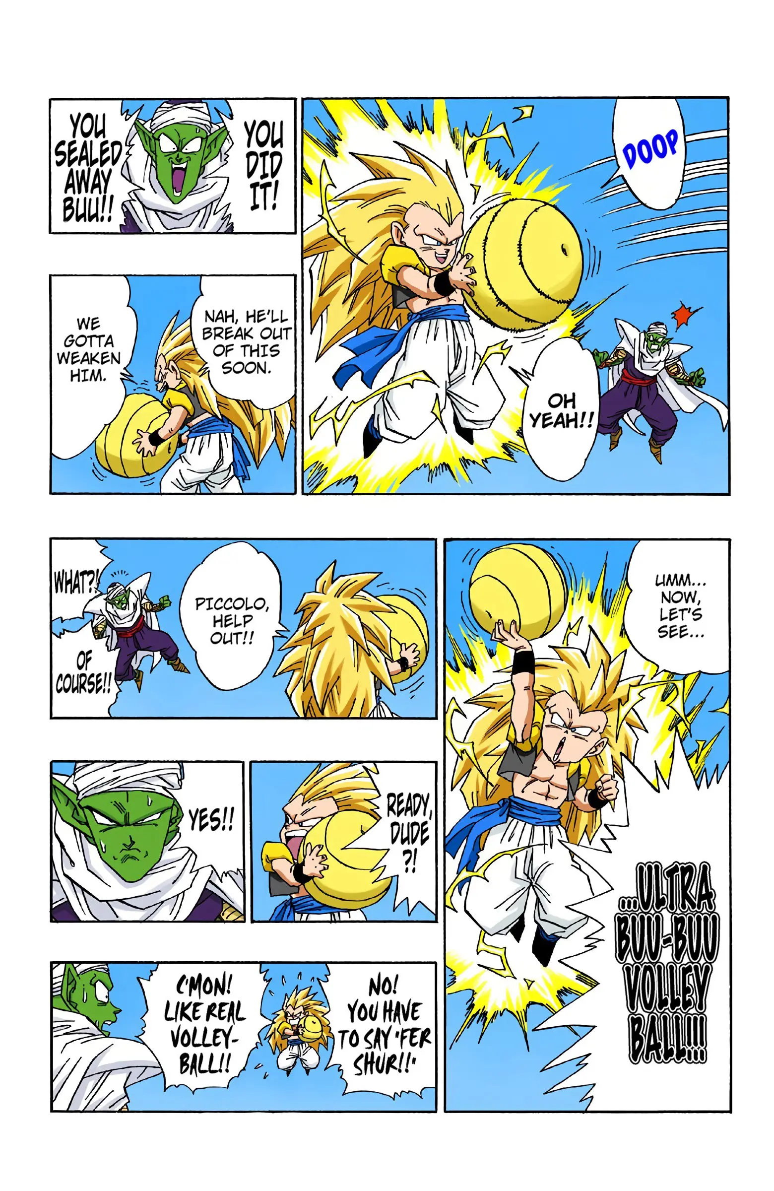 DBZ Majin Buu Saga Colored Manga, chapter 494, page 11