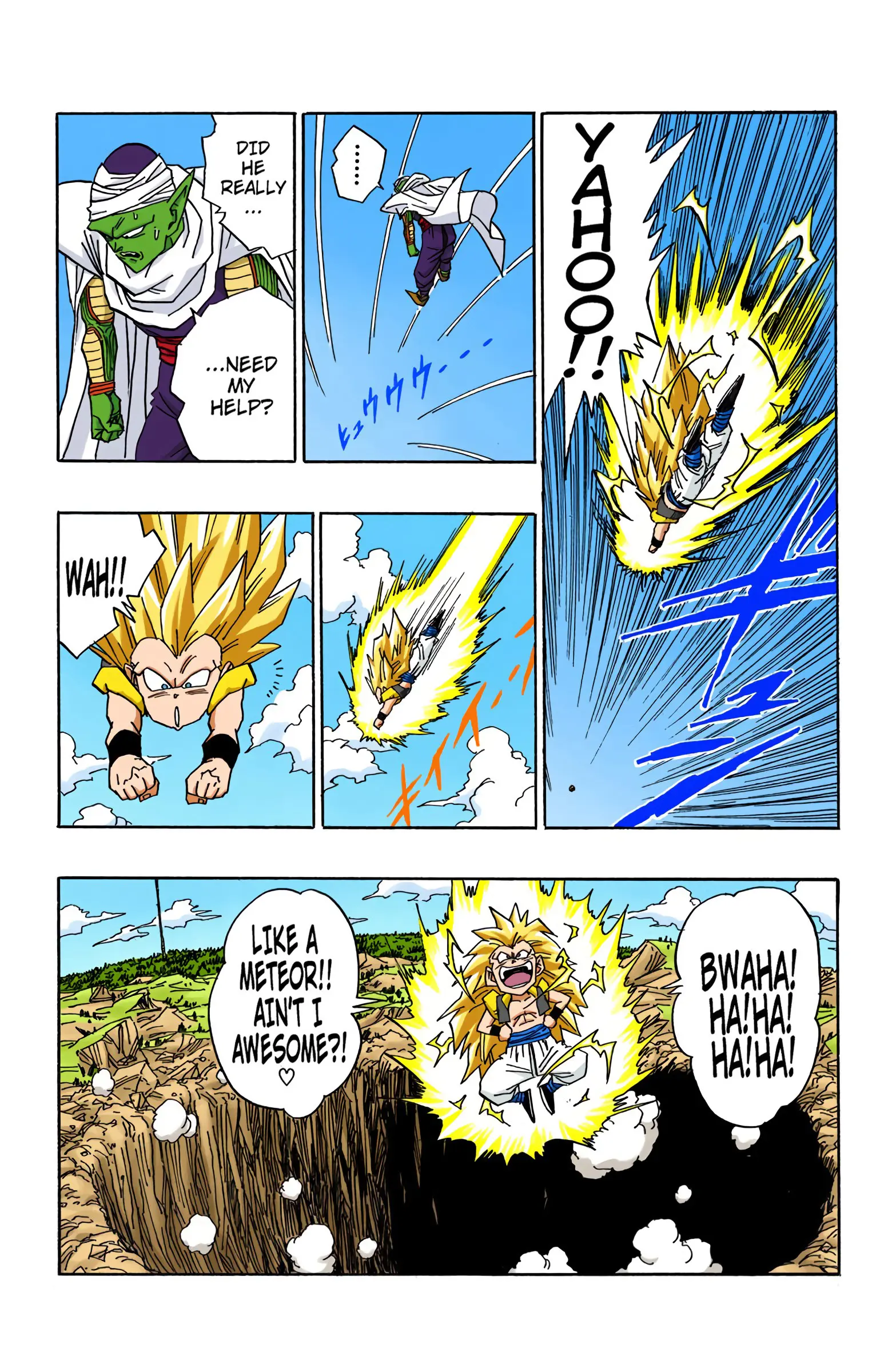 DBZ Majin Buu Saga Colored Manga, chapter 494, page 13