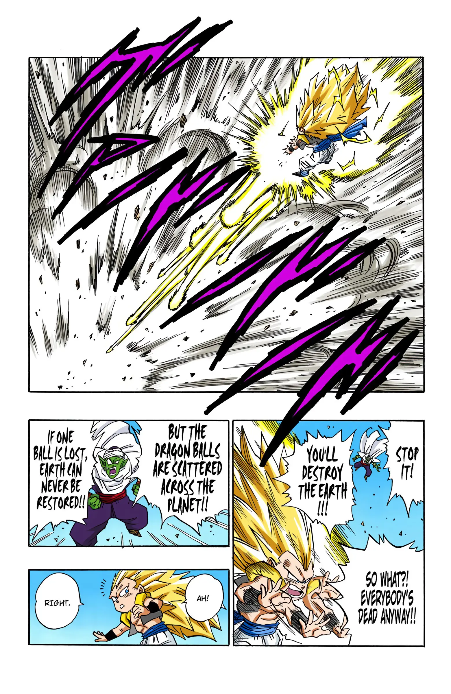DBZ Majin Buu Saga Colored Manga, chapter 495, page 5